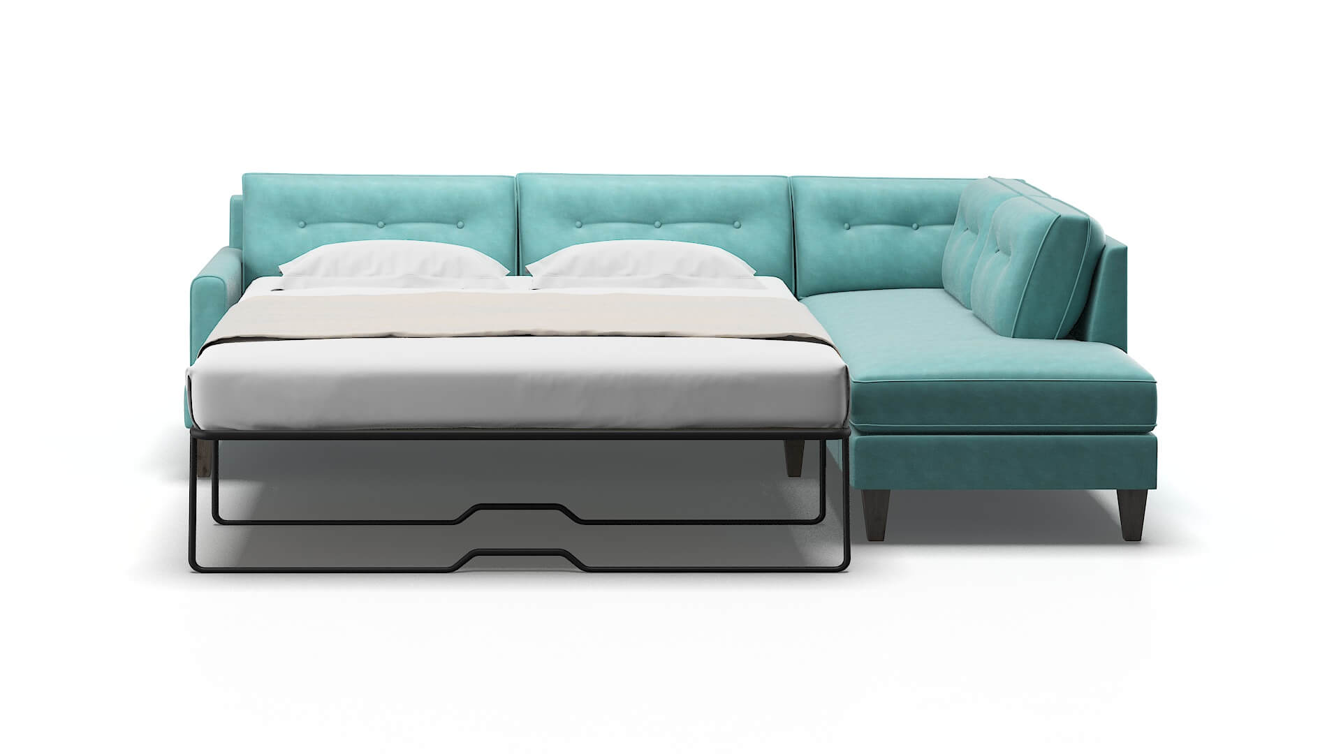 Naples Portland Mercury Panel Sleeper Espresso legs 1