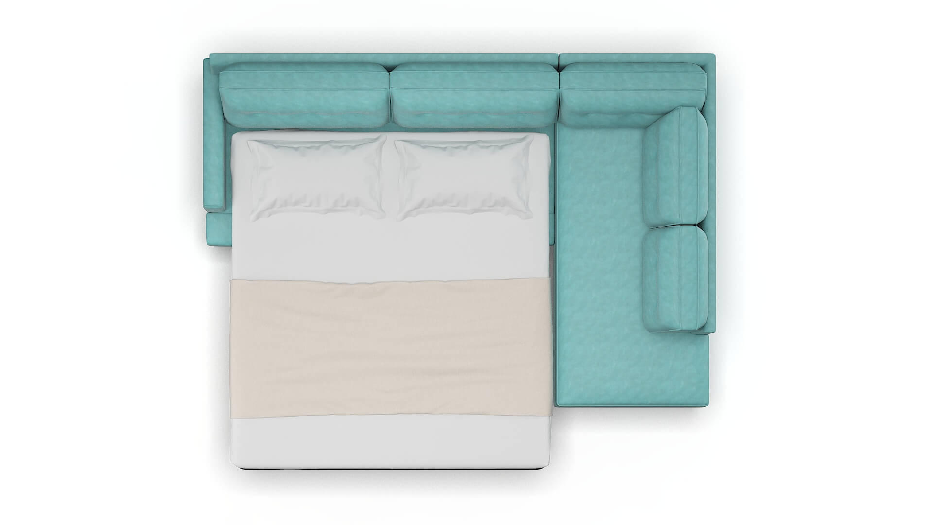 Naples Portland Mercury Panel Sleeper Espresso legs 3