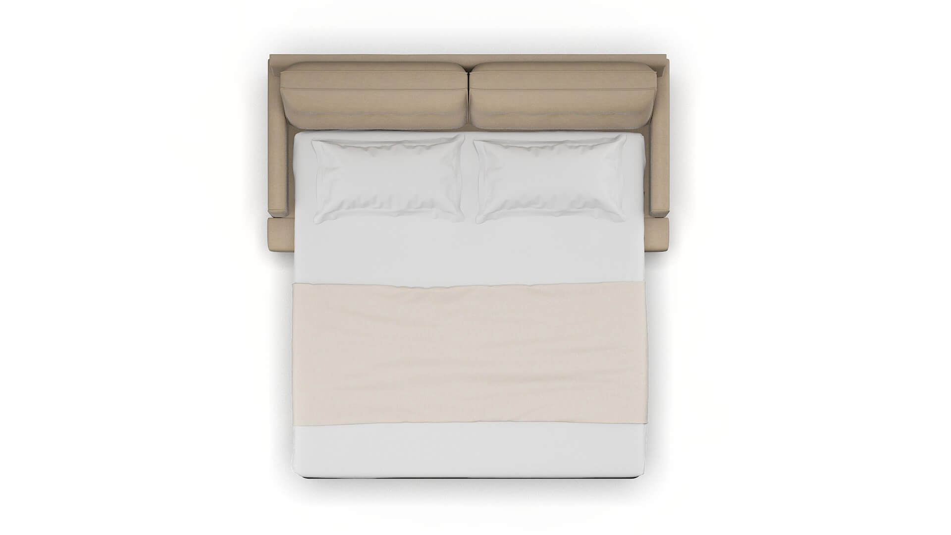 Naples Rocket Cappuccino Sofa Sleeper Espresso legs 3