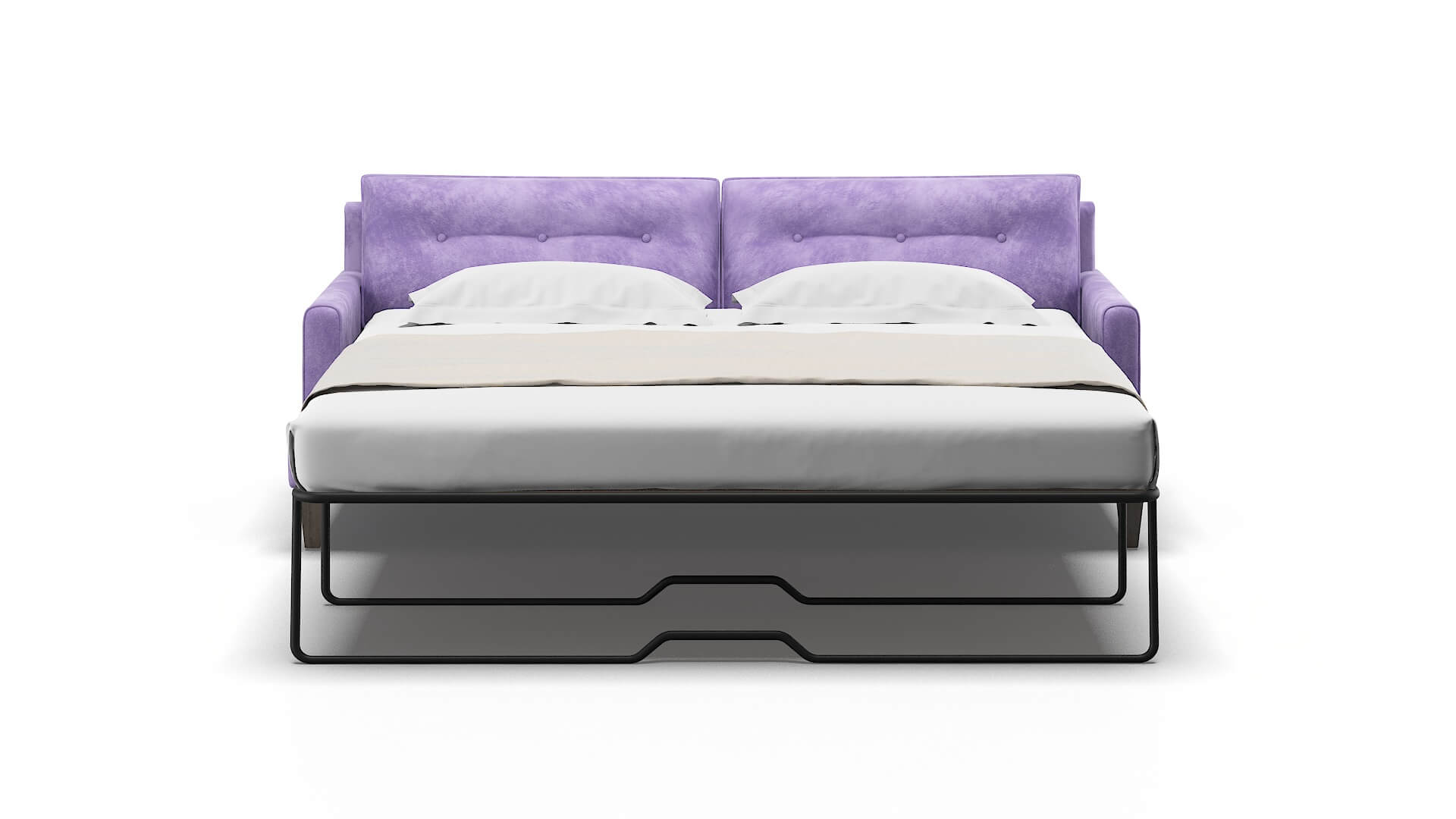 Naples Royale Lavender Sofa Sleeper Espresso legs 1