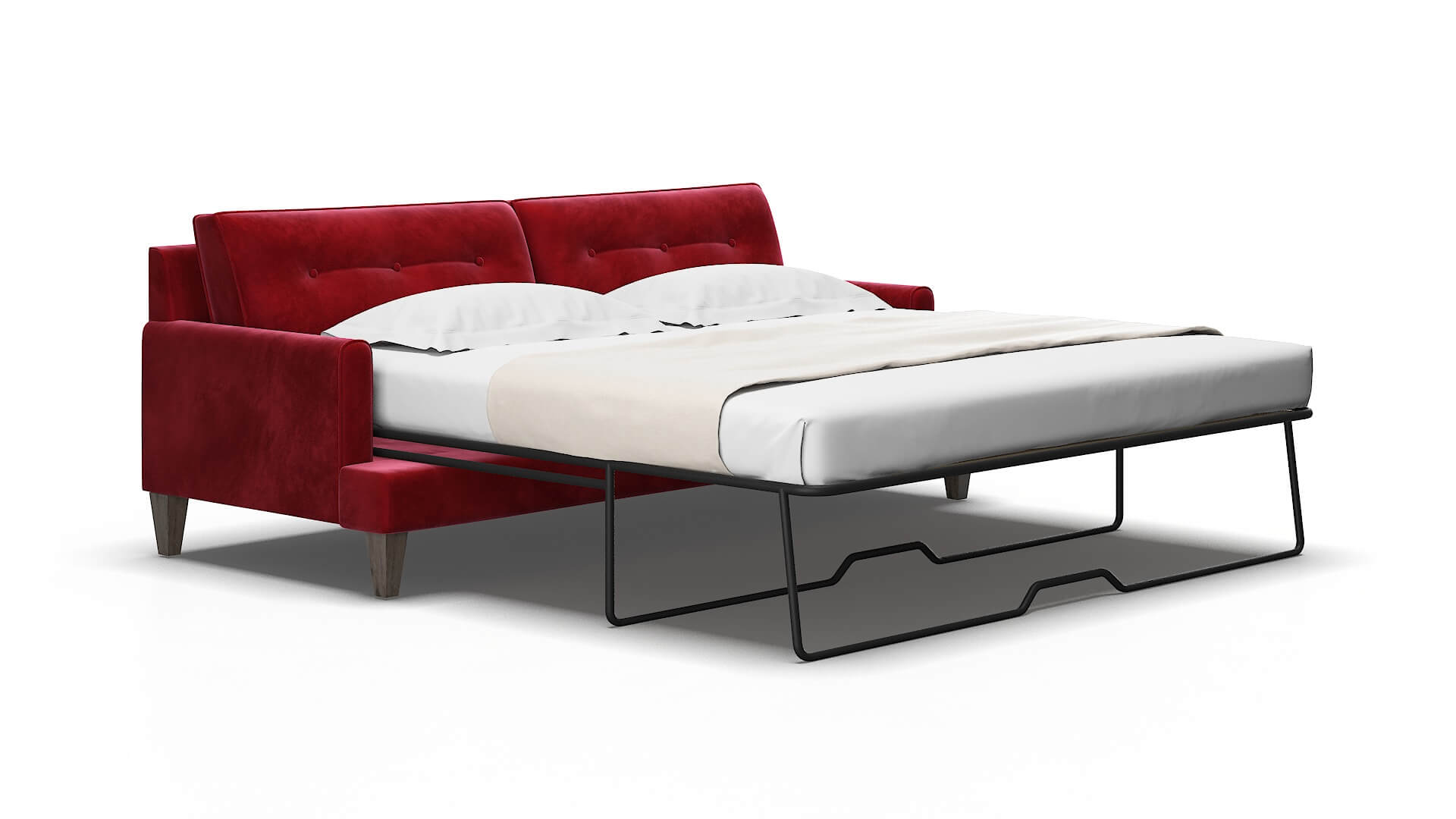 Naples Royale Ruby Sofa Sleeper Espresso legs 2