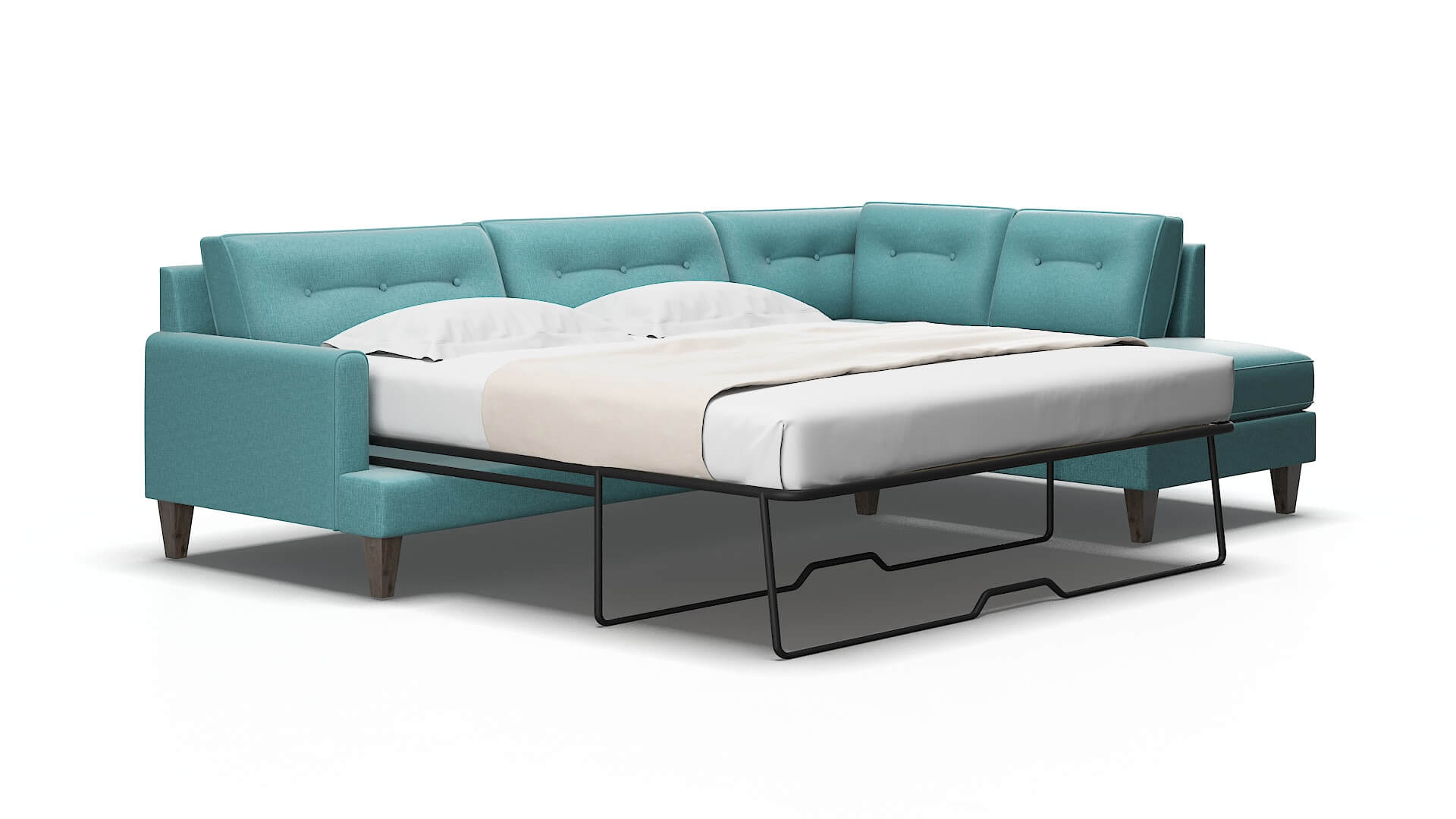 Naples Simplex aquavita Panel sleeper Espresso Legs  2