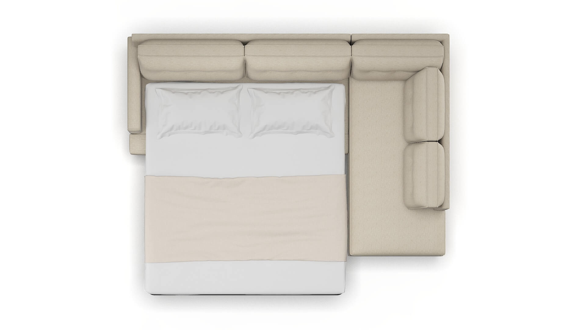 Naples Sosoftness 72 Panel Sleeper Espresso legs 3