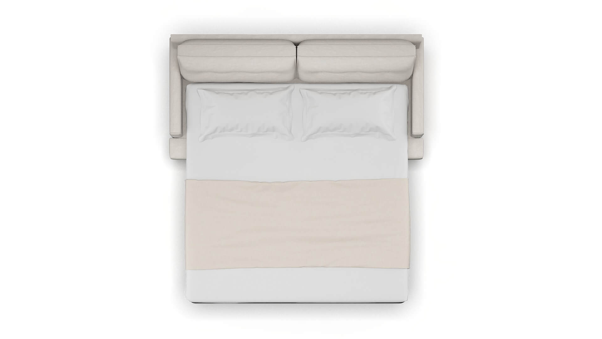 Naples Suave Dove Sofa Sleeper Espresso legs 3