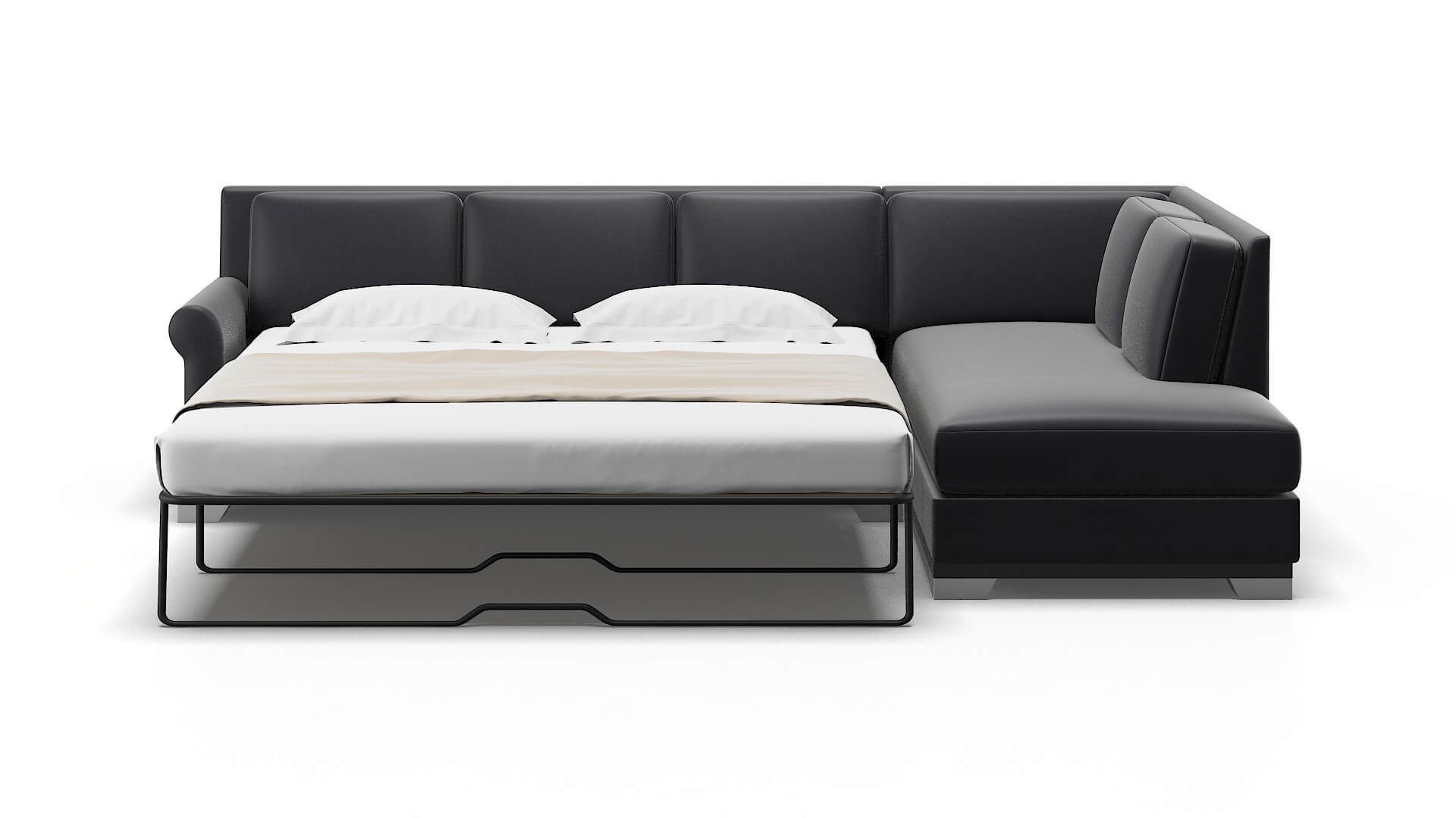 Newyork Atlas_plz Navy Panel Sleeper Espresso legs 1