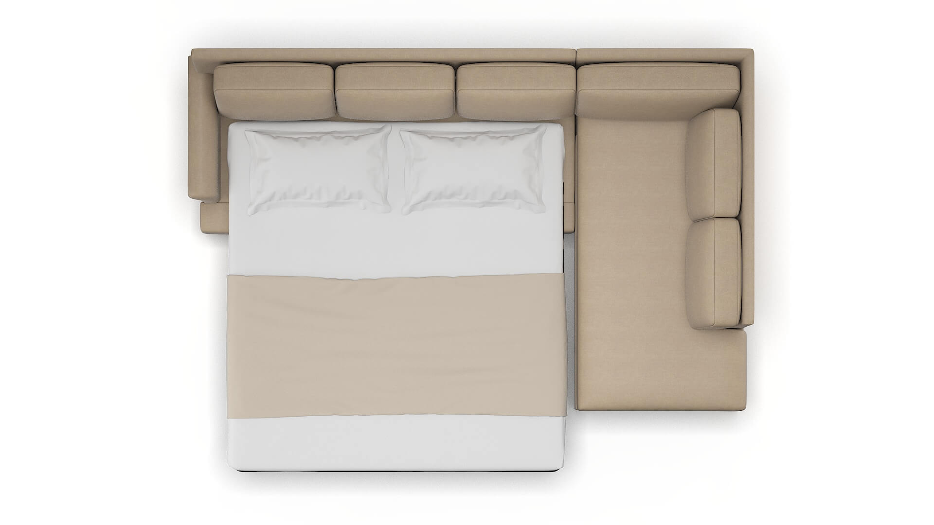 Newyork Avenger Driftwood Panel Sleeper Espresso legs 3