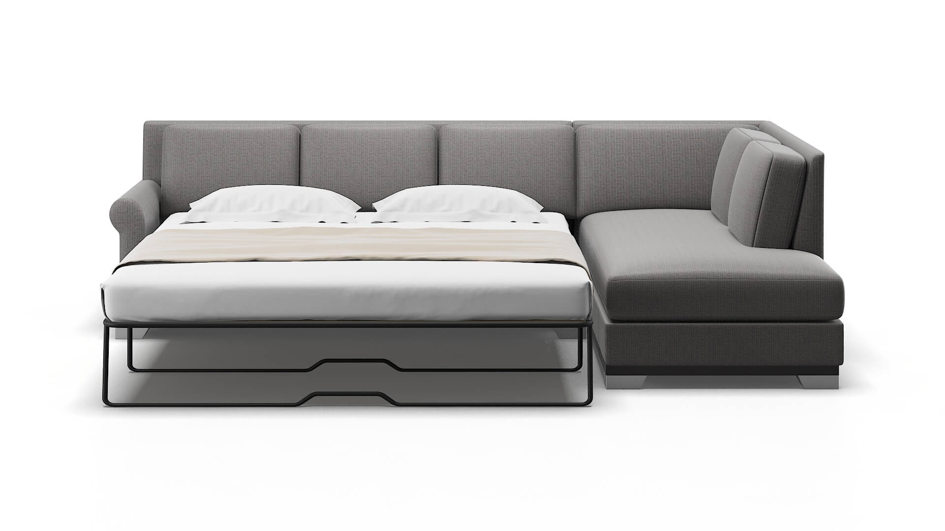 Newyork Avenger Zinc Panel Sleeper Espresso legs 1