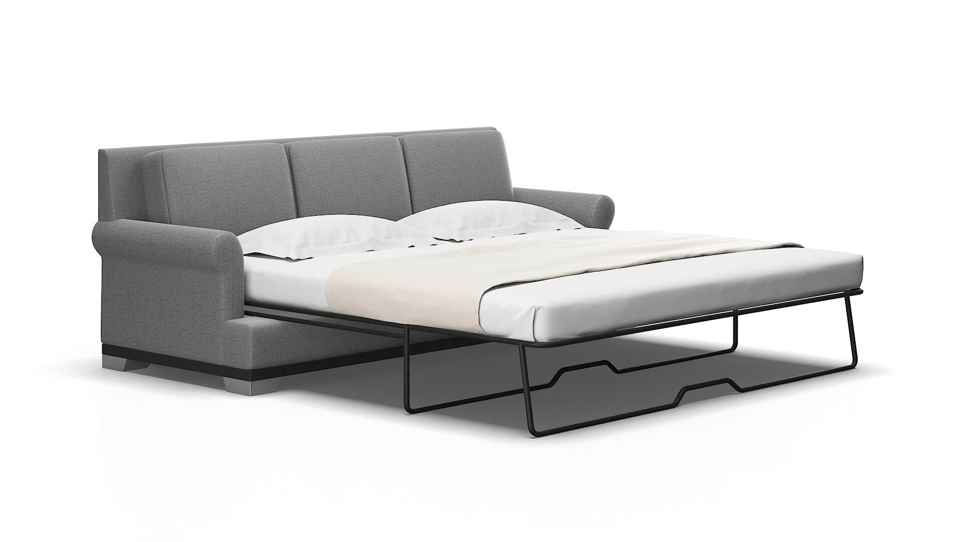 Newyork Avenger Zinc Sofa Sleeper Espresso legs 2