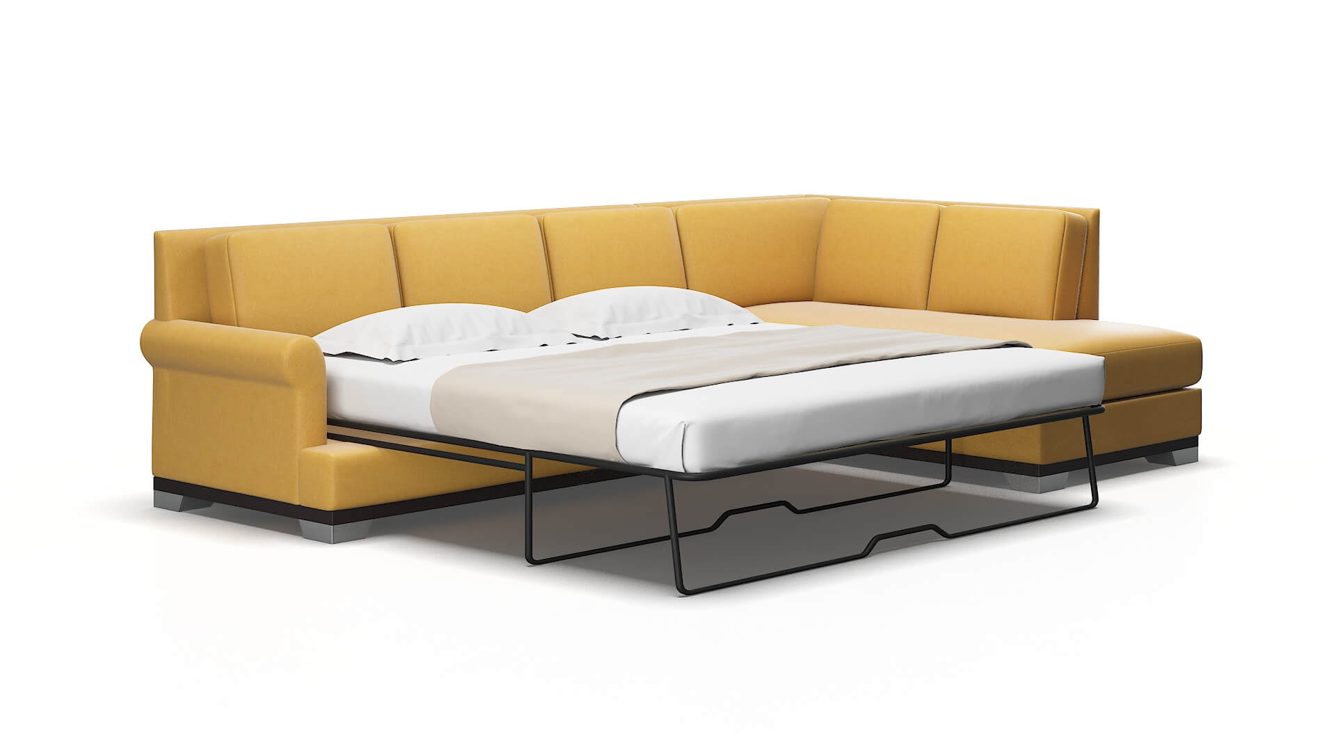 Newyork Bella amber Panel sleeper Espresso Legs  2