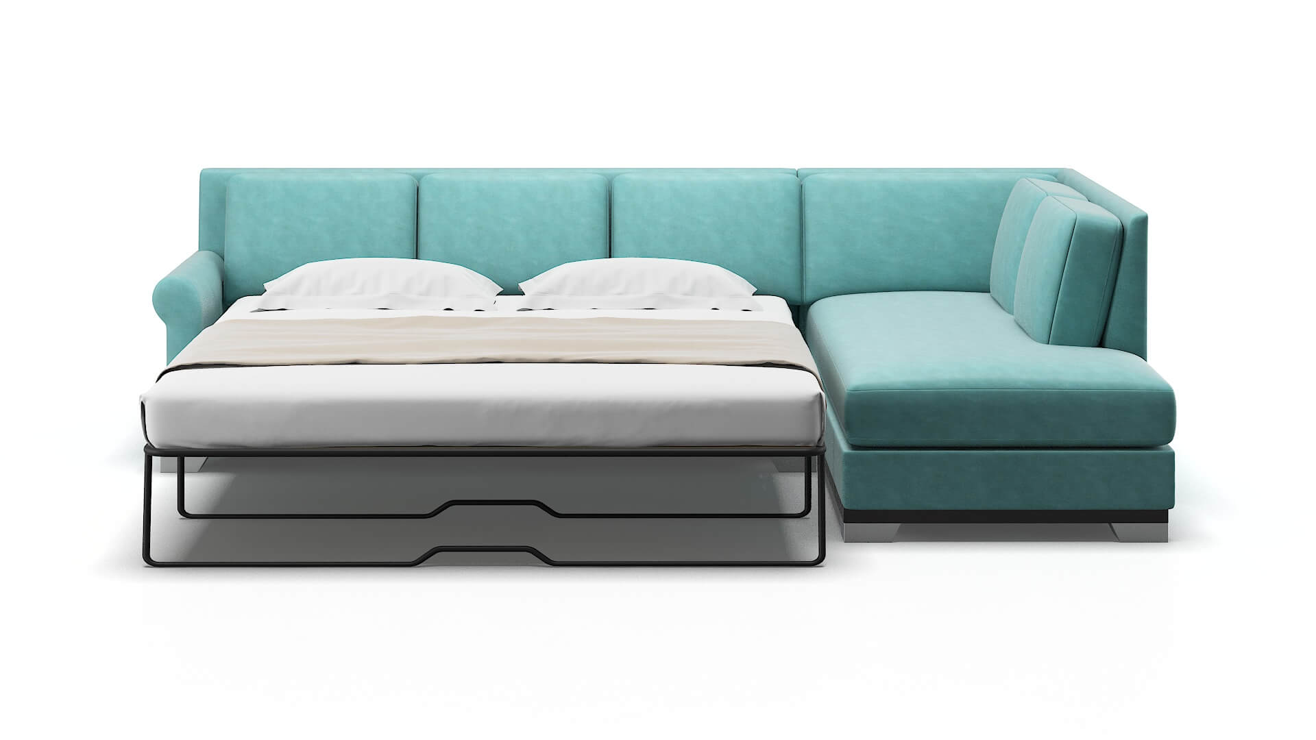 Newyork Bella Caribbean Panel Sleeper Espresso legs 1