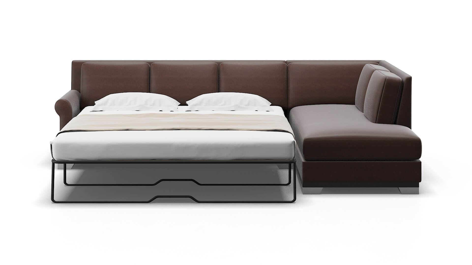 Newyork Bella Espresso Panel Sleeper Espresso legs 1