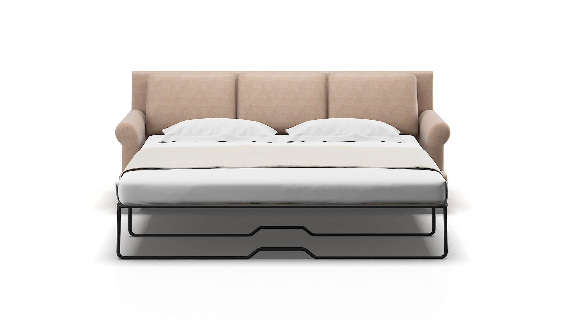 Newyork Bella Pewter Sofa Sleeper Espresso legs 1