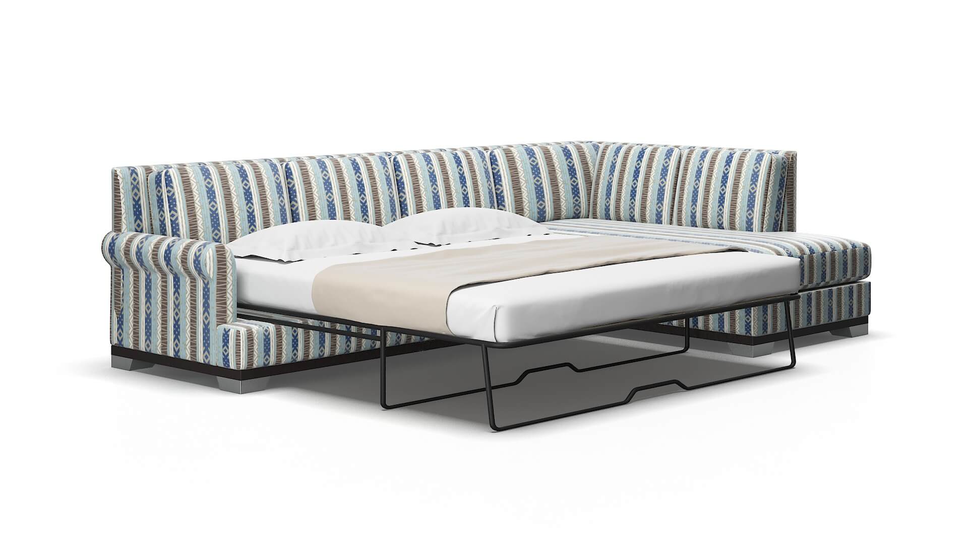 Newyork Bodhi indigo Panel sleeper Espresso Legs  2