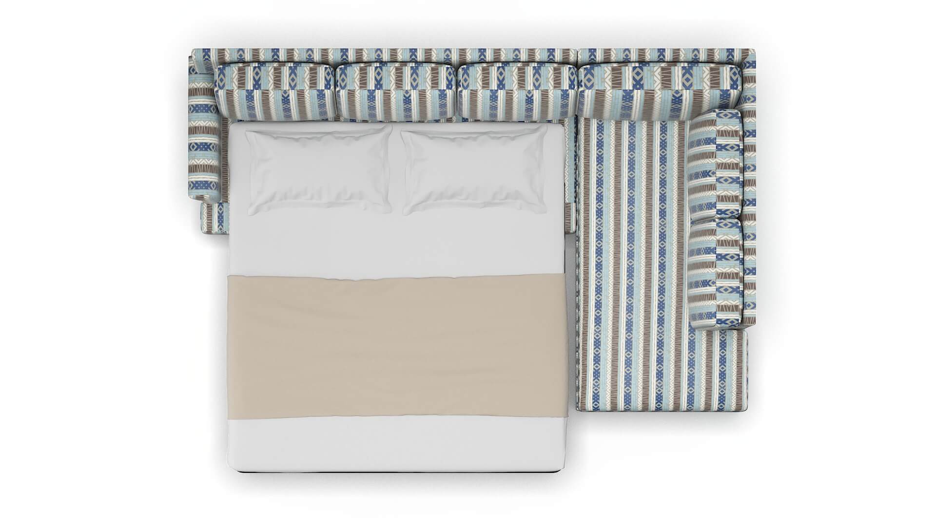 Newyork Bodhi Indigo Panel Sleeper Espresso legs 3