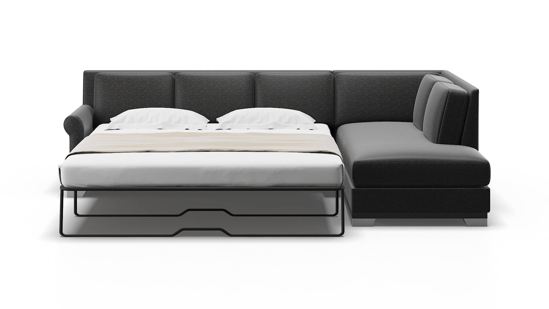 Newyork Chance Denim Panel Sleeper Espresso legs 1