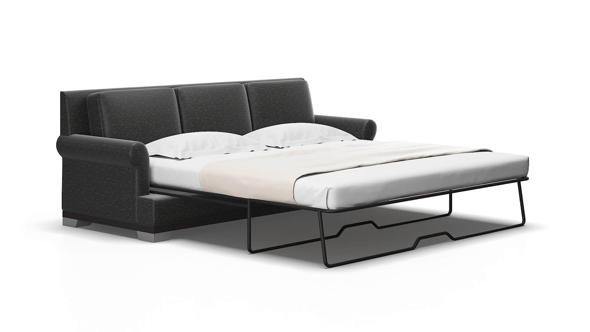Newyork Chance denim Sofa sleeper Espresso Legs  2