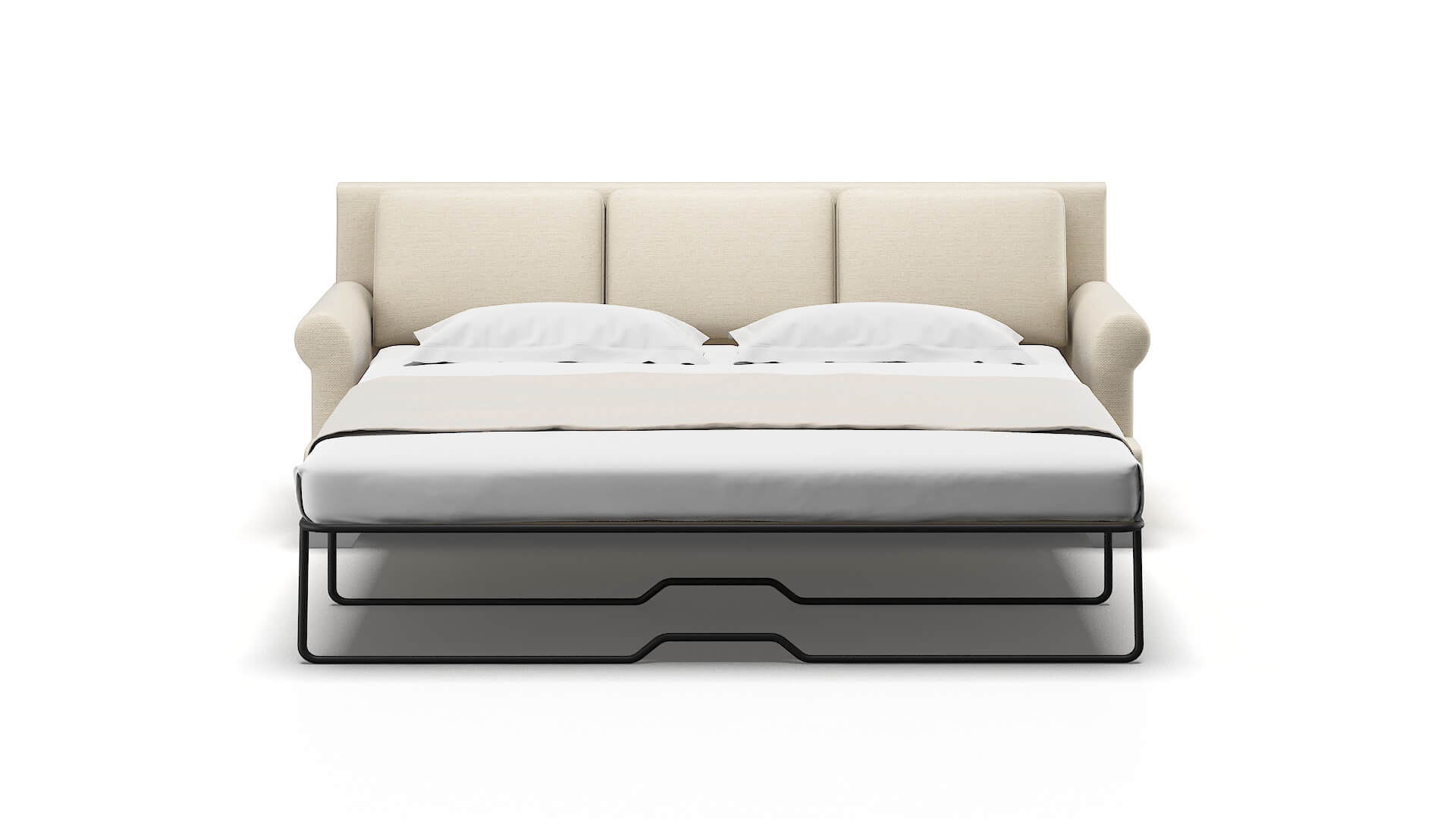 Newyork Chance Sand Sofa Sleeper Espresso legs 1