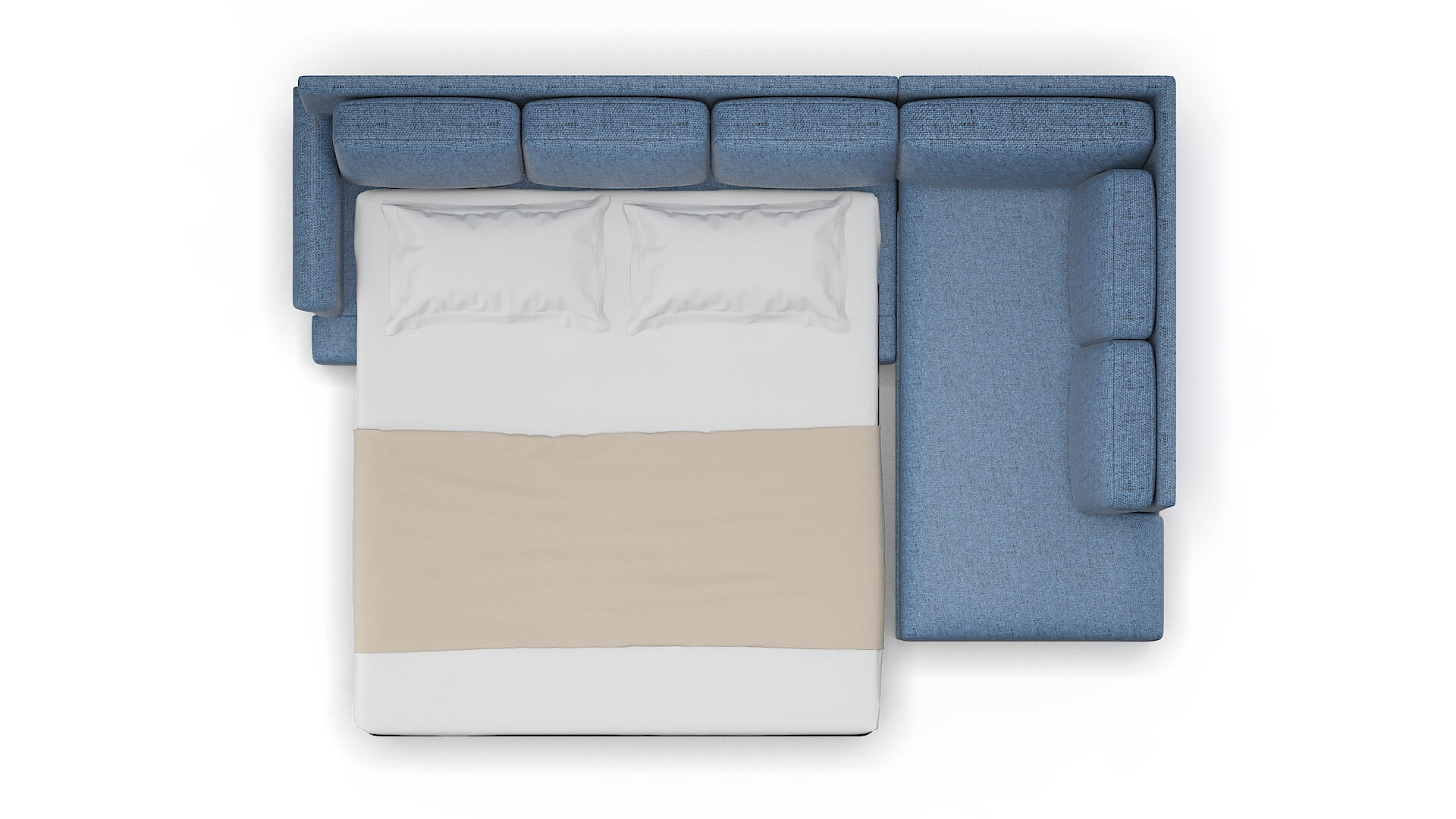 Newyork Clyde Deep_ocean Panel Sleeper Espresso legs 3