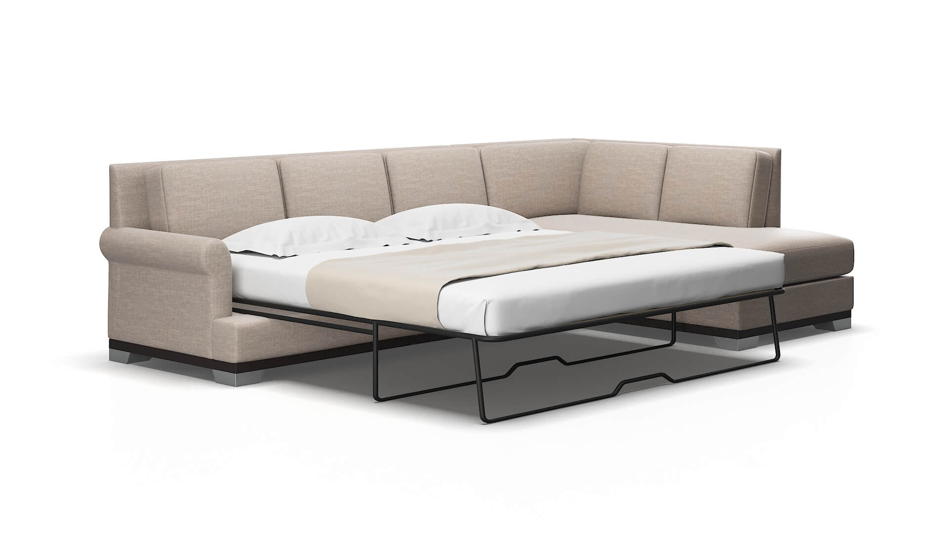 Newyork Clyde dolphin Panel sleeper Espresso Legs  2