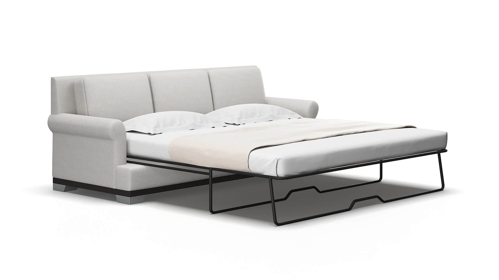 Newyork Cosmo silver Sofa sleeper Espresso Legs  2
