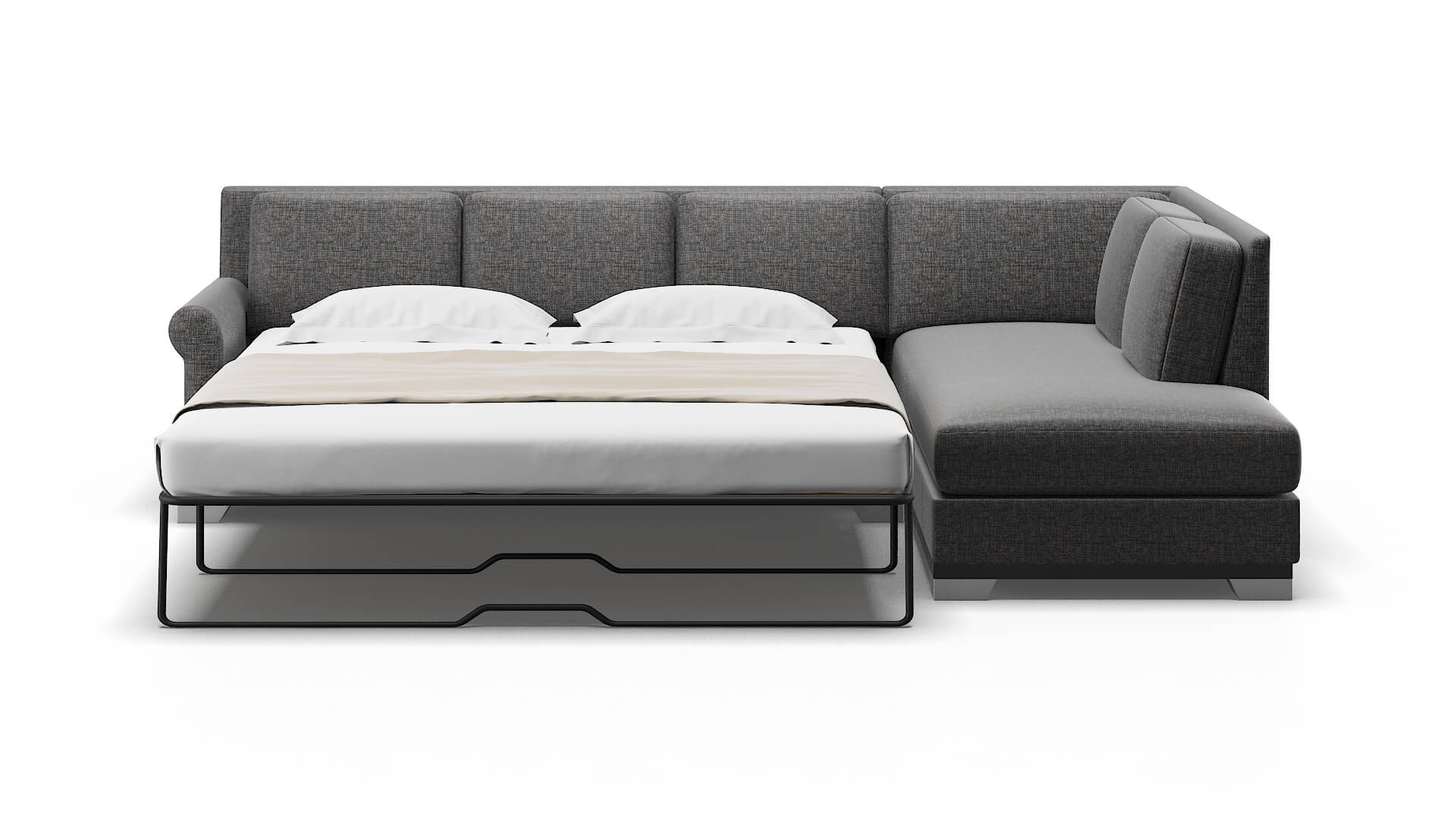 Newyork Curious Eclipse Panel Sleeper Espresso legs 1