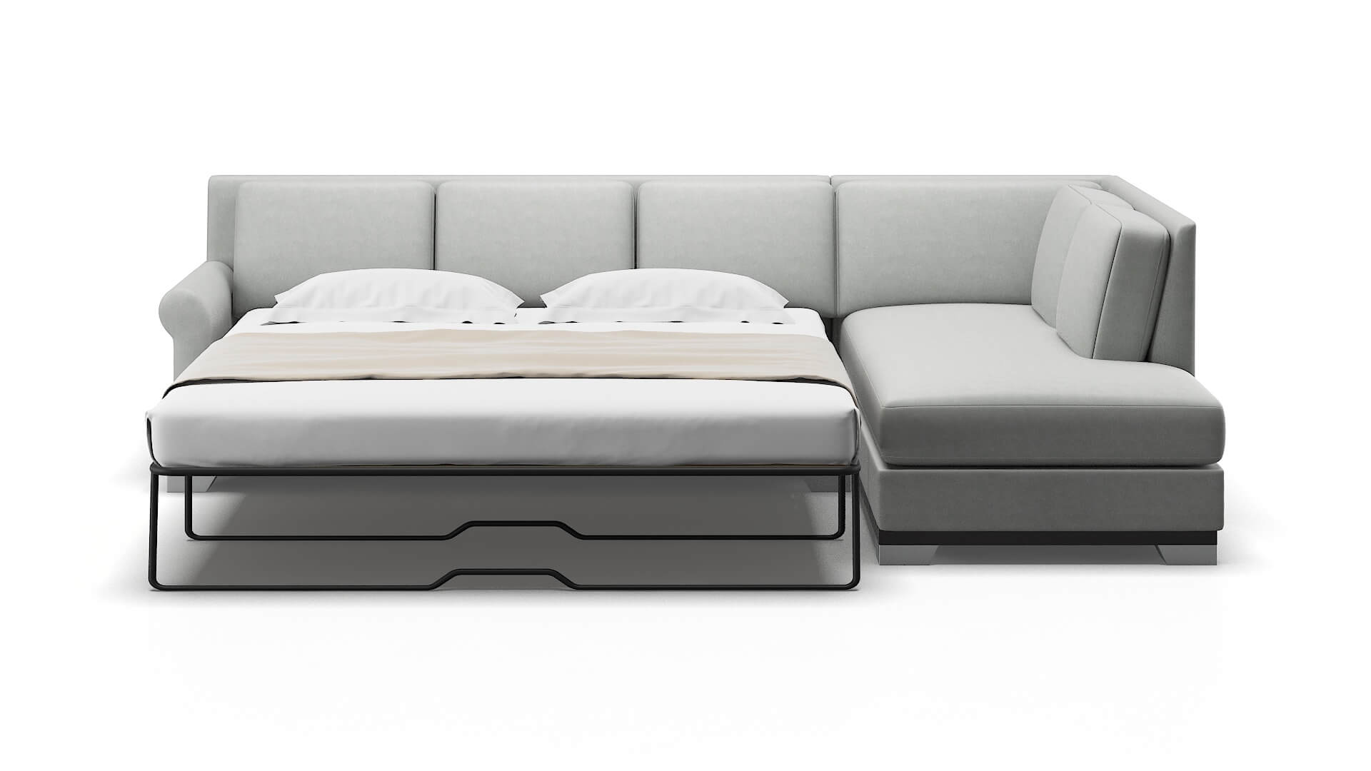 Newyork Dawson Platinum Panel Sleeper Espresso legs 1