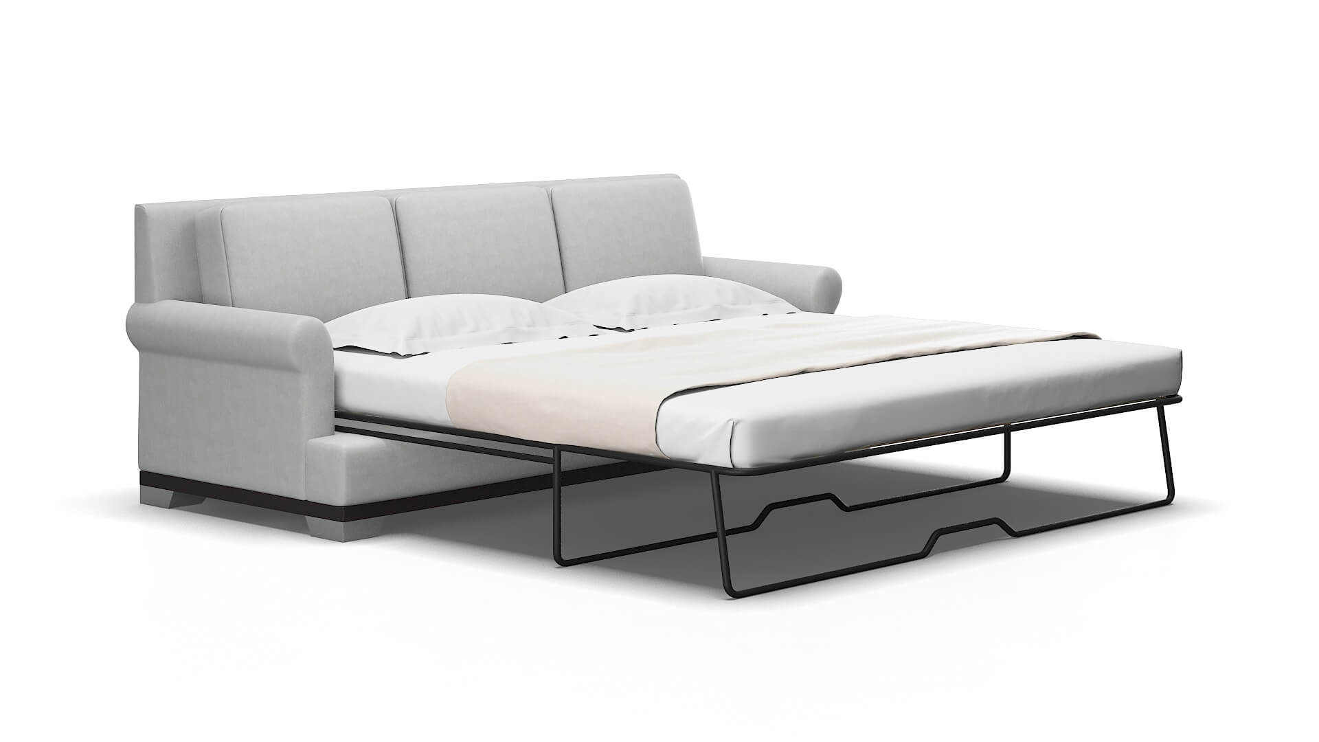 Newyork Dawson platinum Sofa sleeper Espresso Legs  2