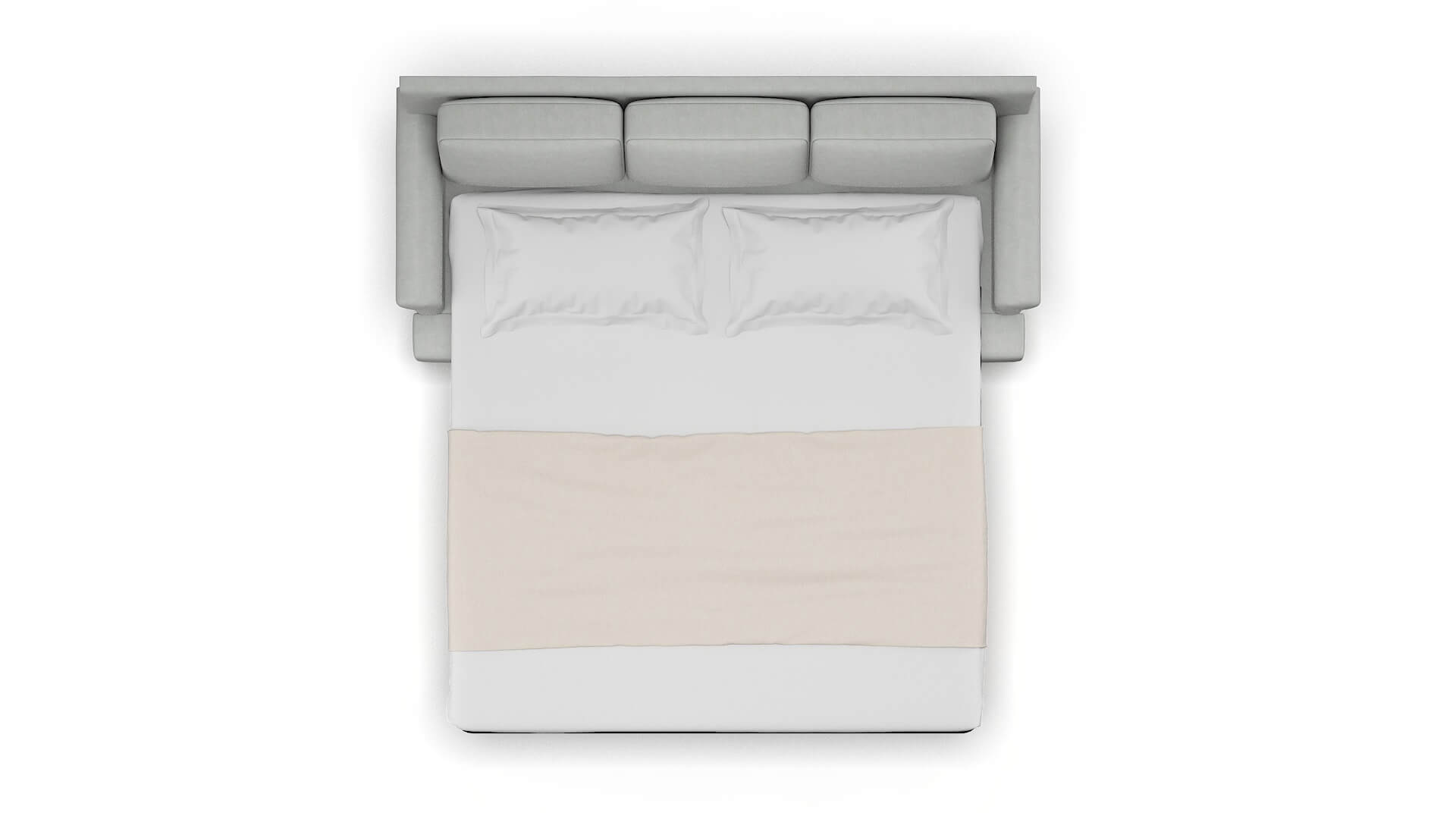 Newyork Dawson Platinum Sofa Sleeper Espresso legs 3