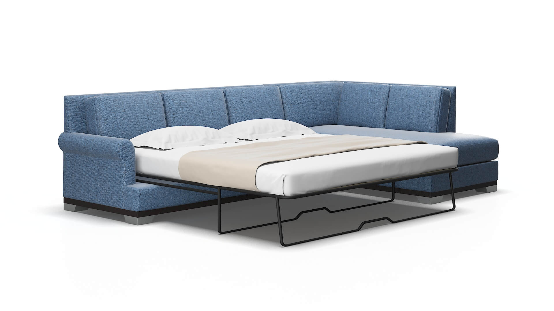 Newyork Derby navy Panel sleeper Espresso Legs  2