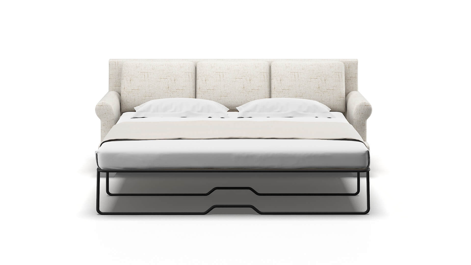 Newyork Derby Taupe Sofa Sleeper Espresso legs 1