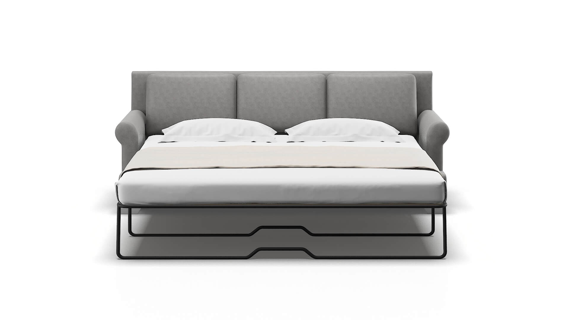 Newyork Dream_d Charcoal Sofa Sleeper Espresso legs 1