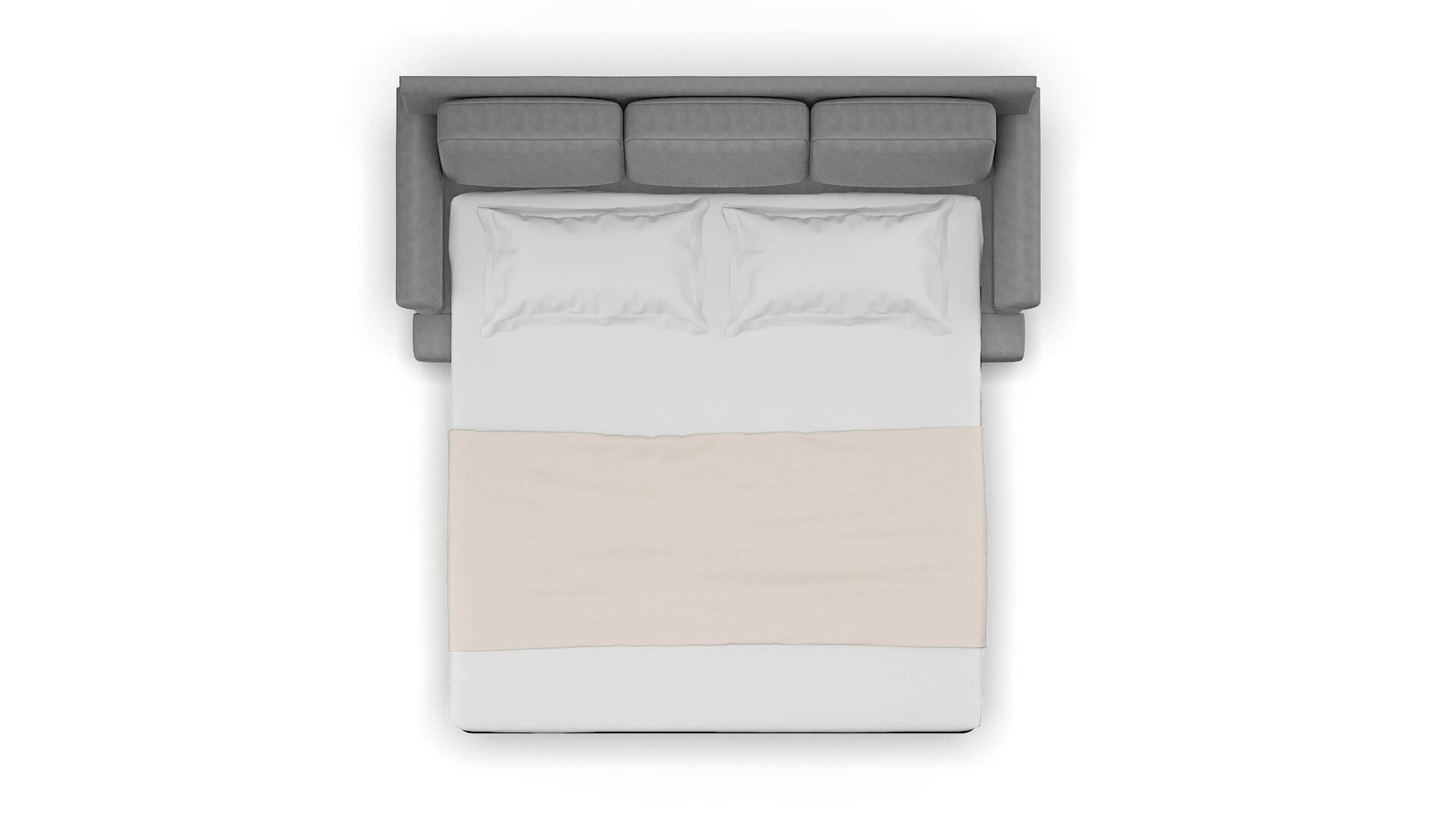 Newyork Dream_d Charcoal Sofa Sleeper Espresso legs 3