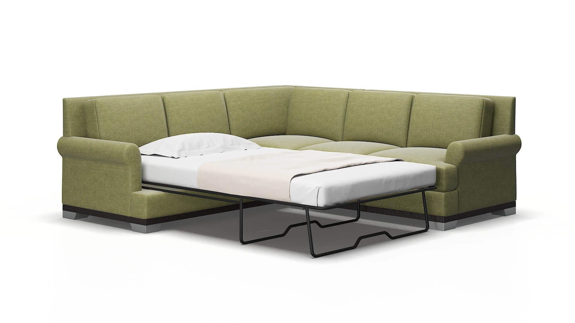 Newyork Dream_d forest Sectional sleeper Espresso Legs  2