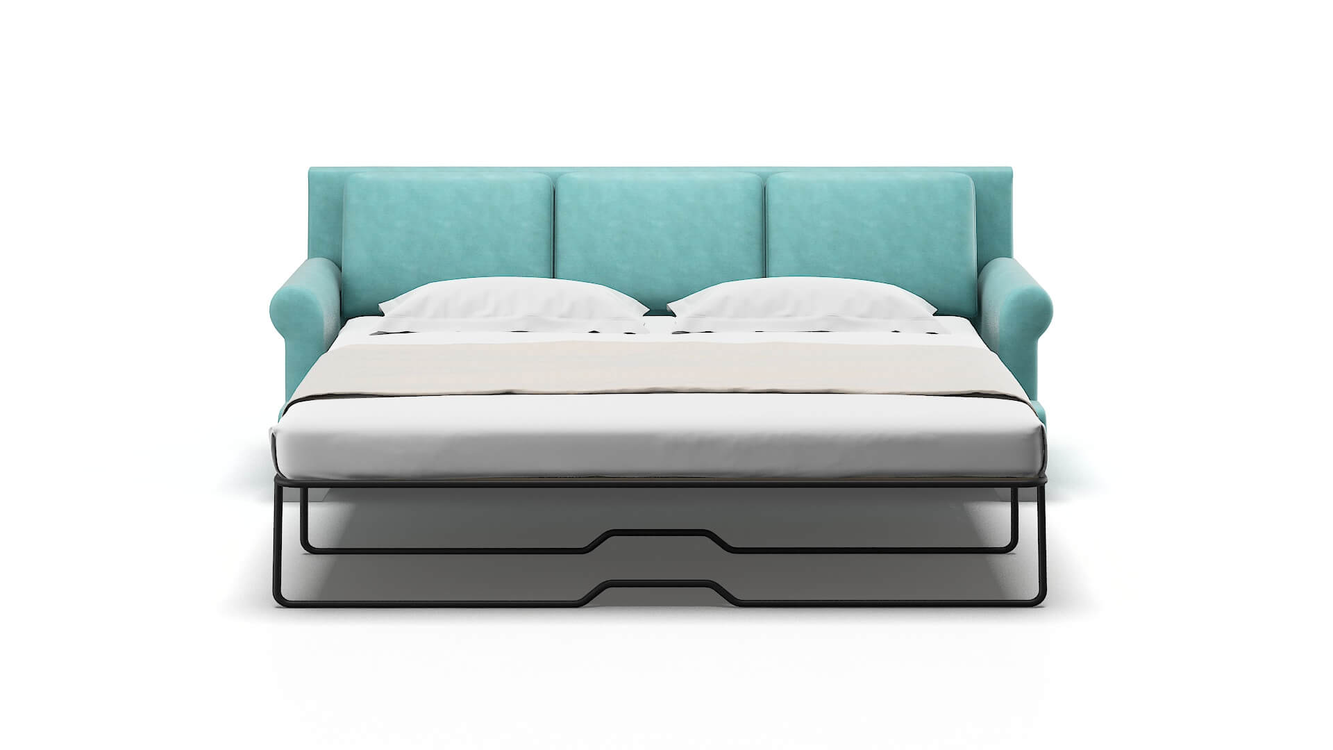 Newyork Dream_d French_blue Sofa Sleeper Espresso legs 1