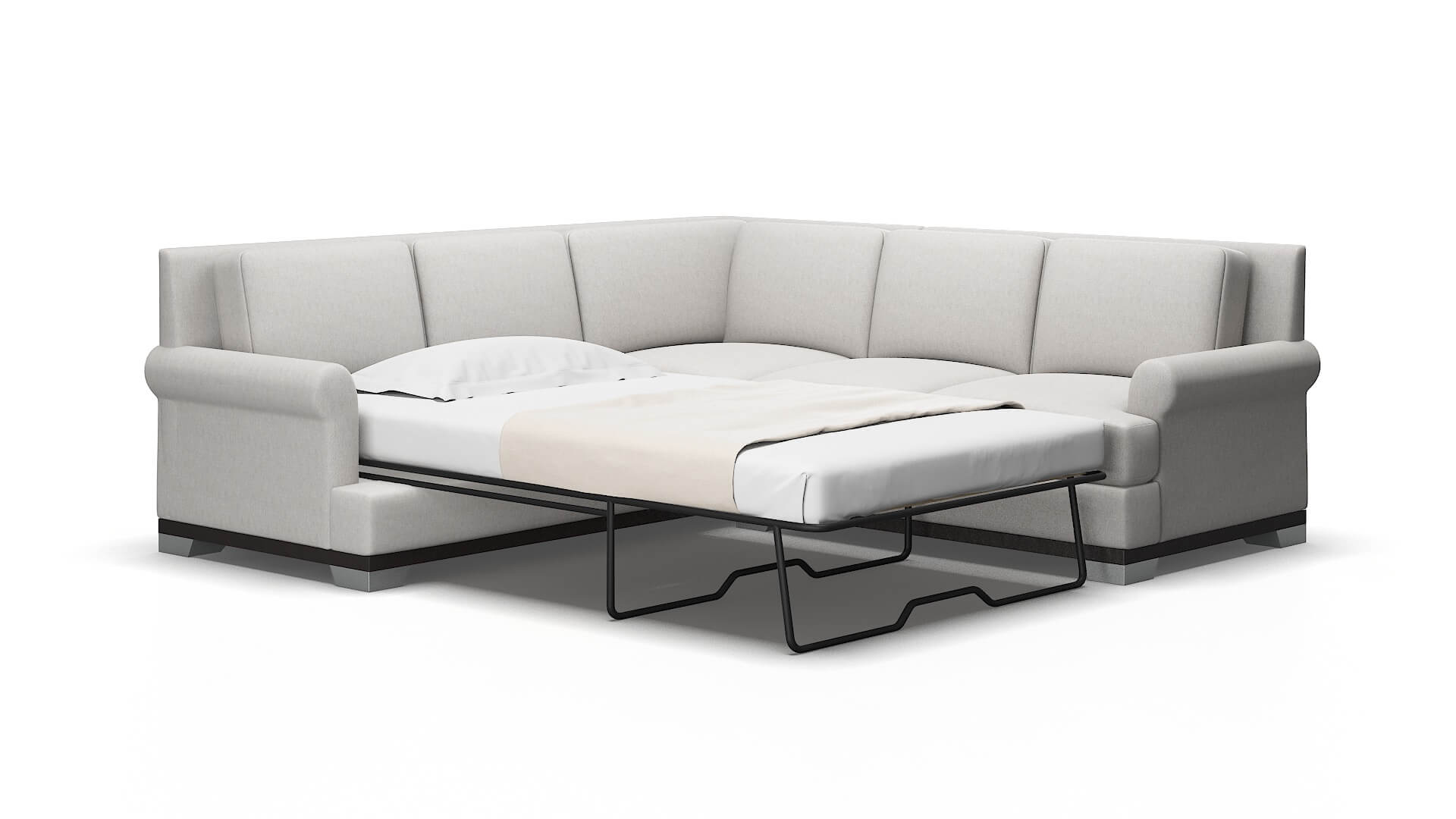 Newyork Dream_d Sterling Sectional Sleeper Espresso legs 2