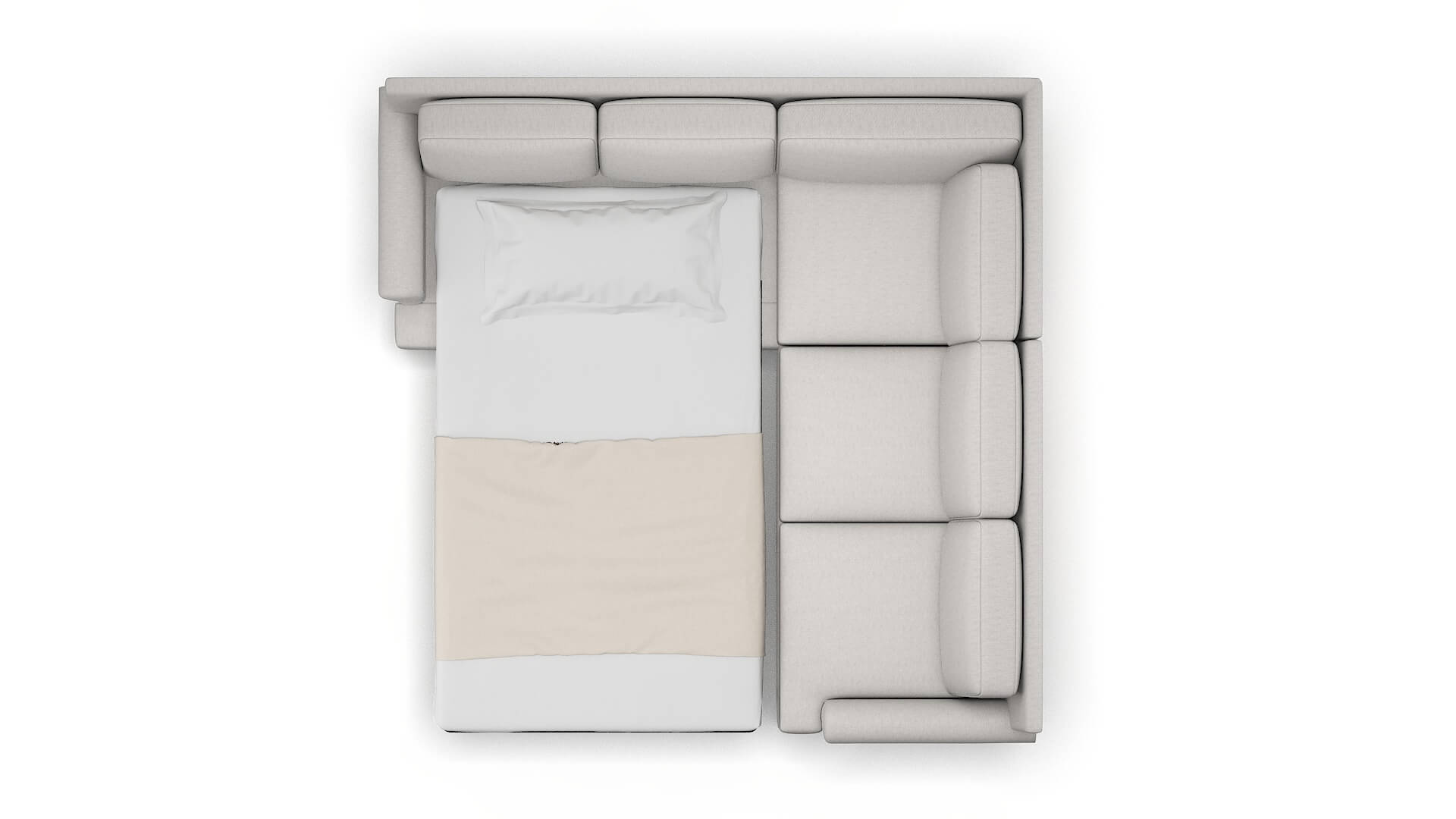 Newyork Dream_d Sterling Sectional Sleeper Espresso legs 3