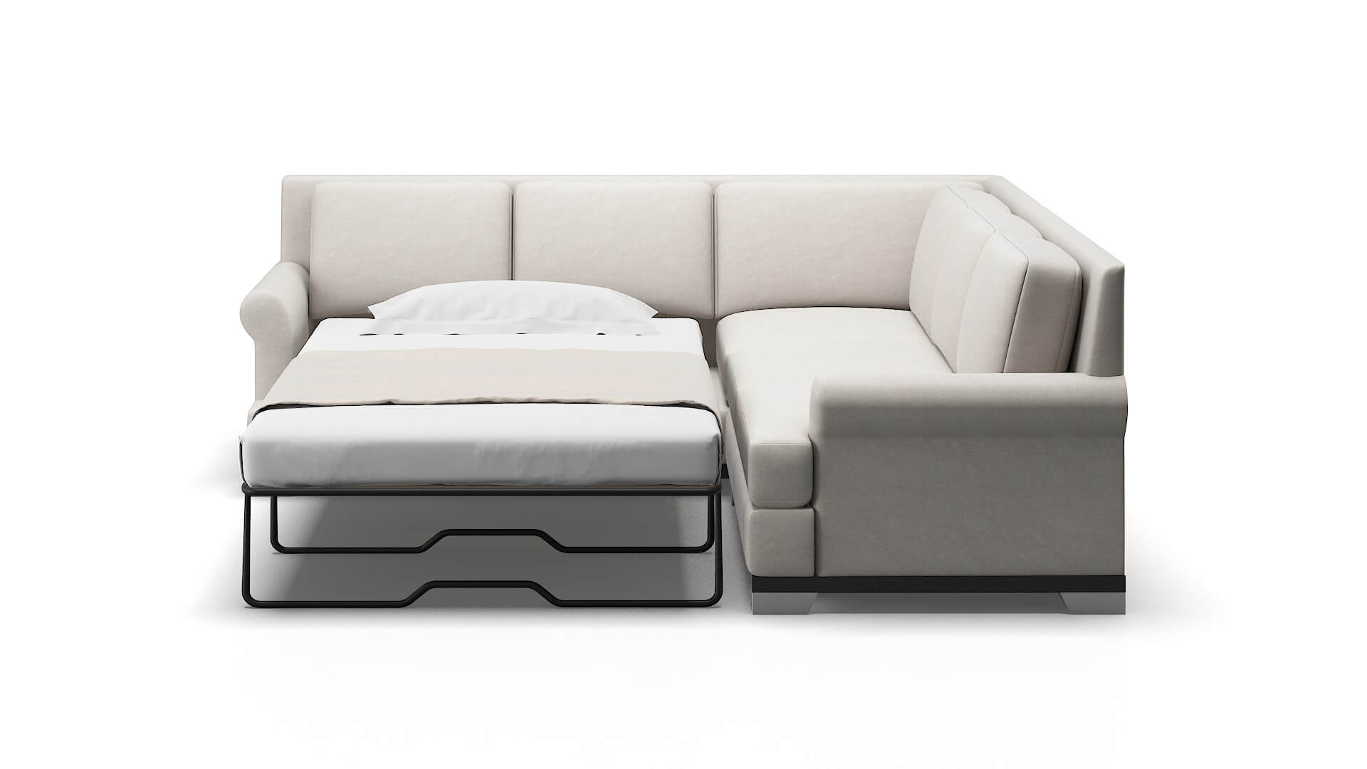 Newyork Dream_d Stone Sectional Sleeper Espresso legs 1