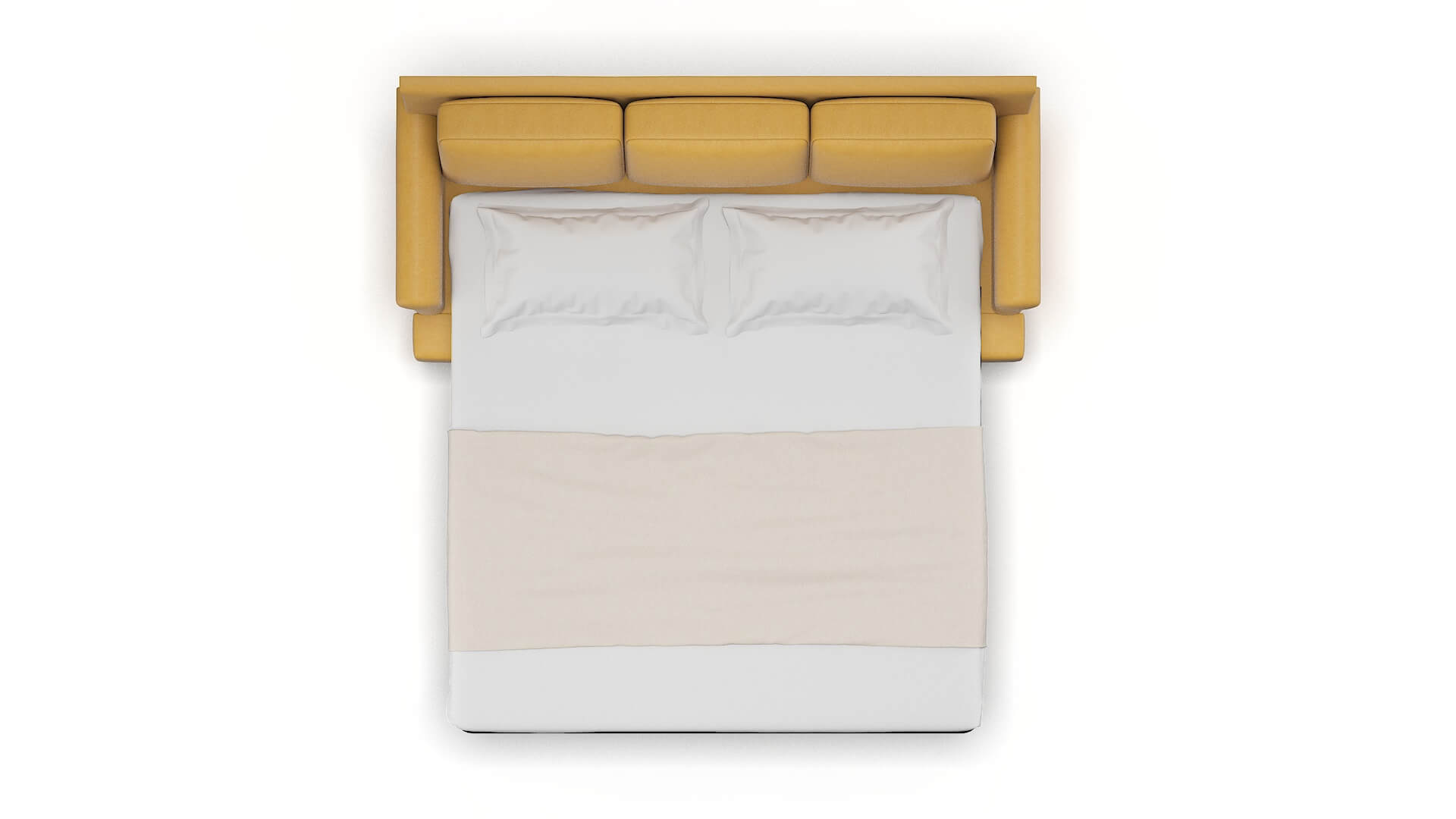 Newyork Dream_d Sunflower Sofa Sleeper Espresso legs 3