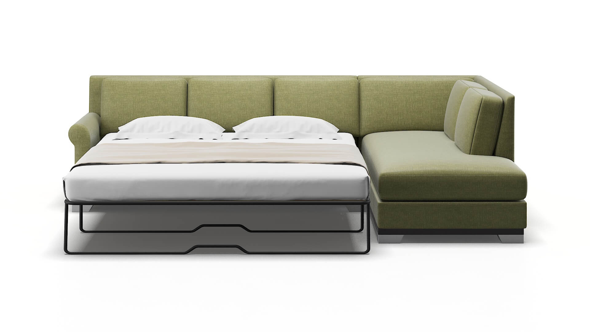 Newyork Durham Lime Panel Sleeper Espresso legs 1