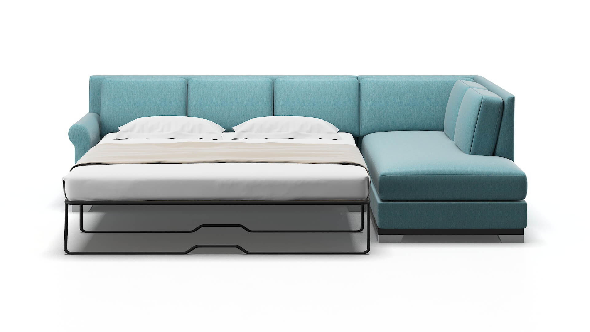 Newyork Durham Pine Panel Sleeper Espresso legs 1