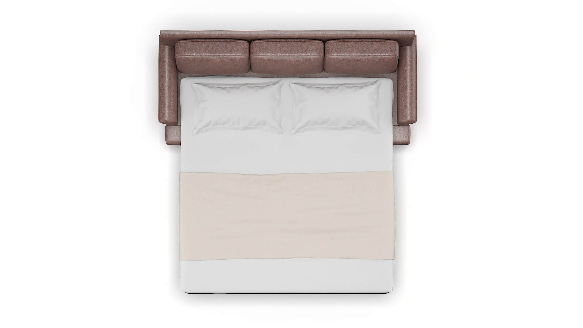 Newyork Ford Brown Sofa Sleeper Espresso legs 3