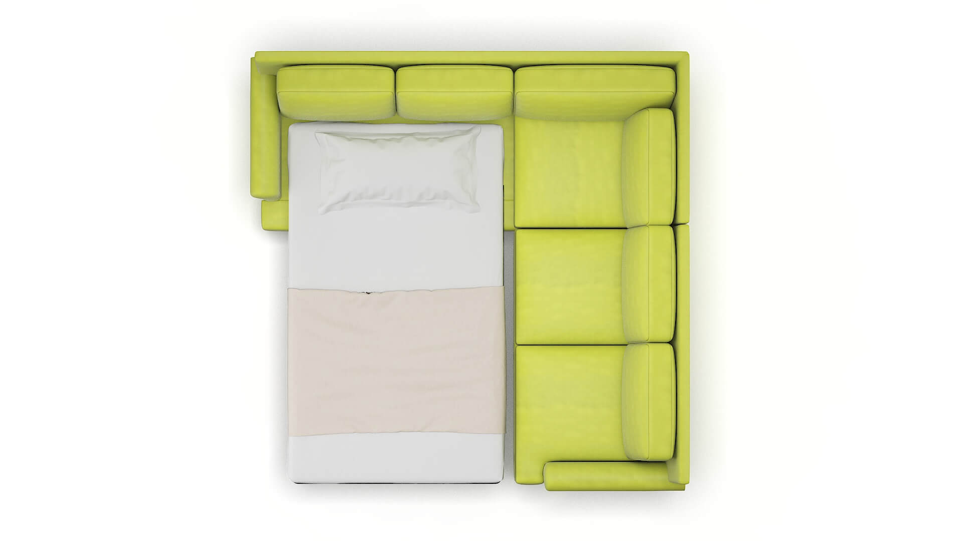 Newyork Hathaway Apple Sectional Sleeper Espresso legs 3