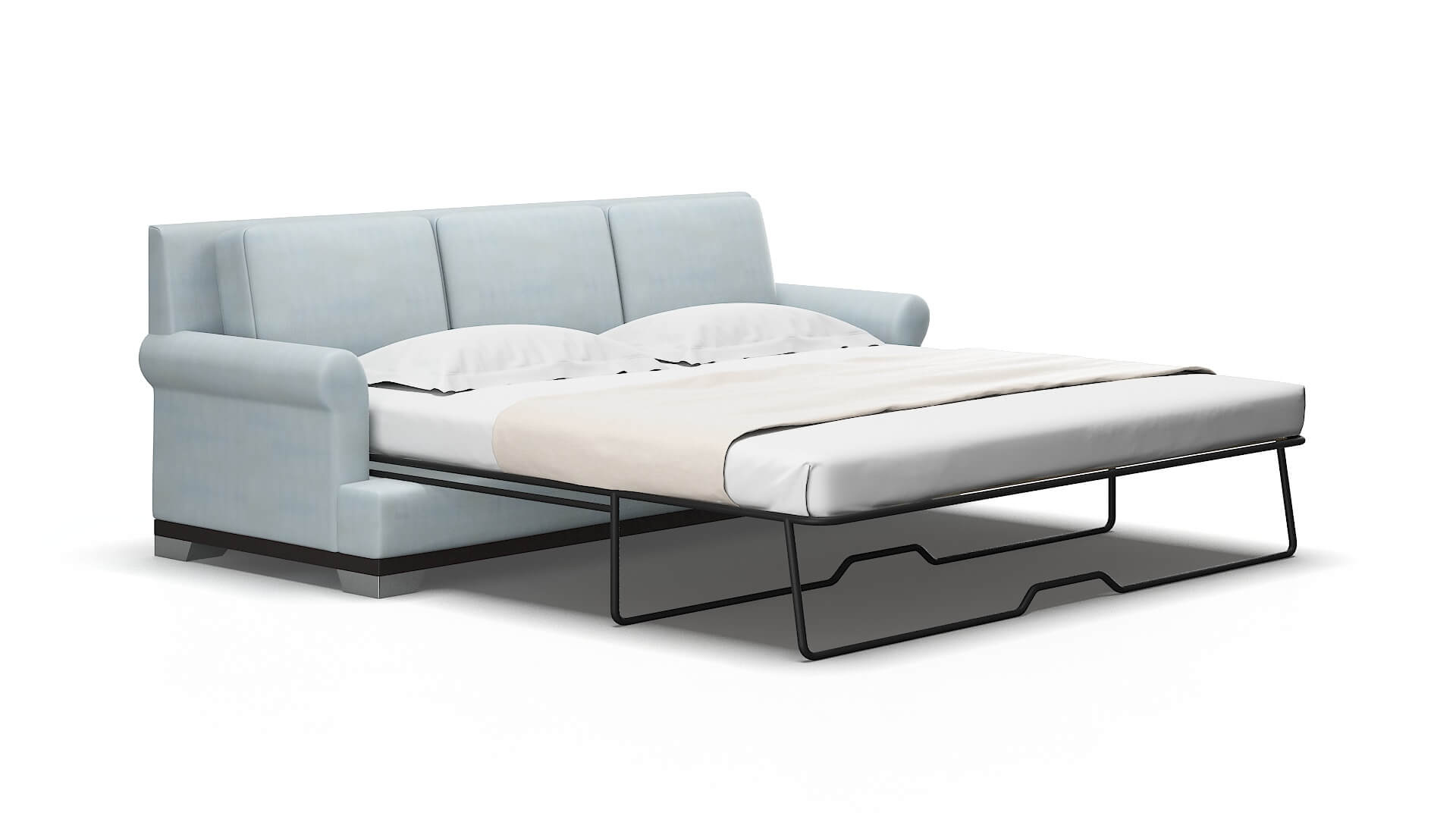 Newyork Hathaway aqua Sofa sleeper Espresso Legs  2