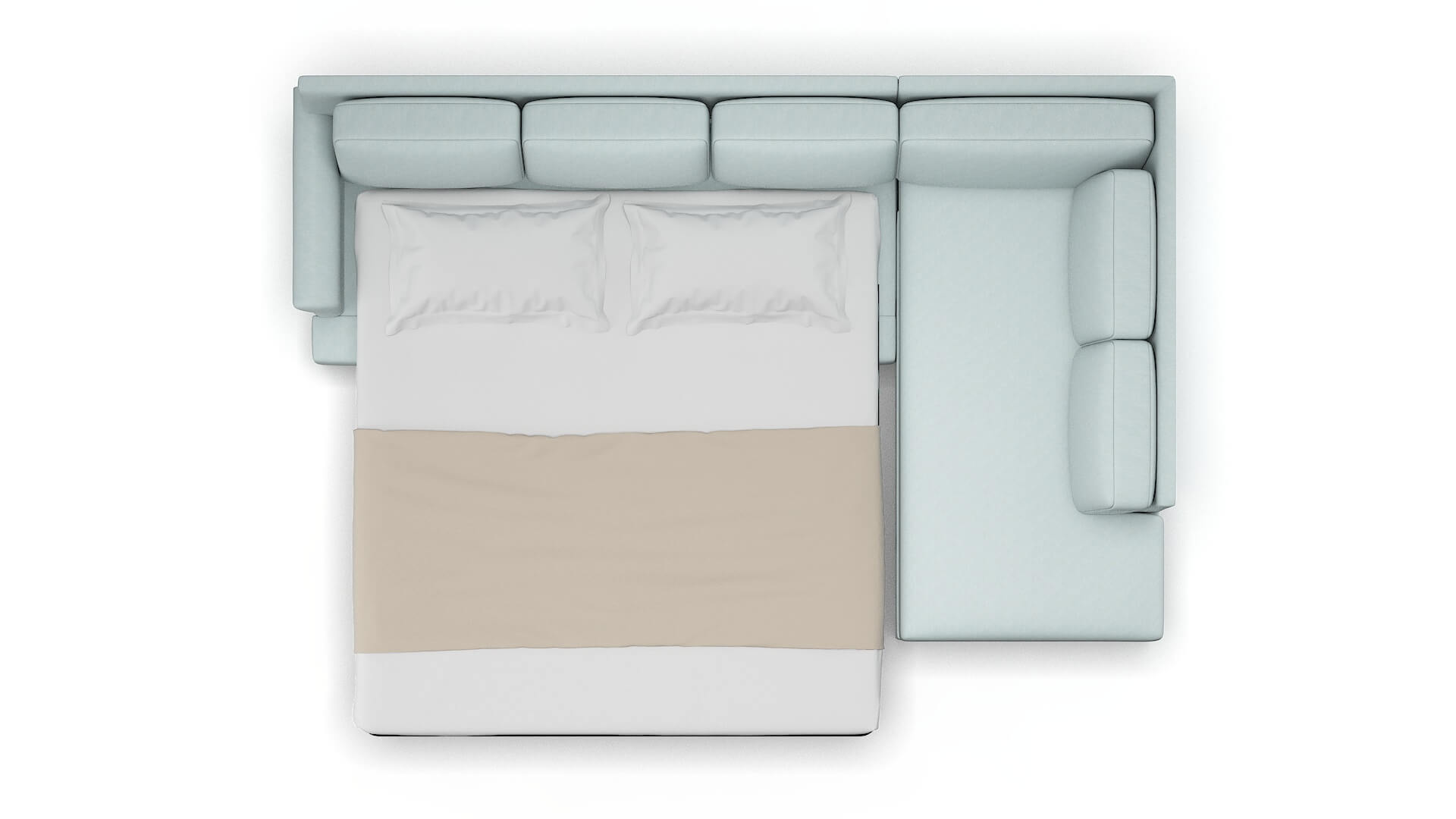 Newyork Hepburn Peridot Panel Sleeper Espresso legs 3