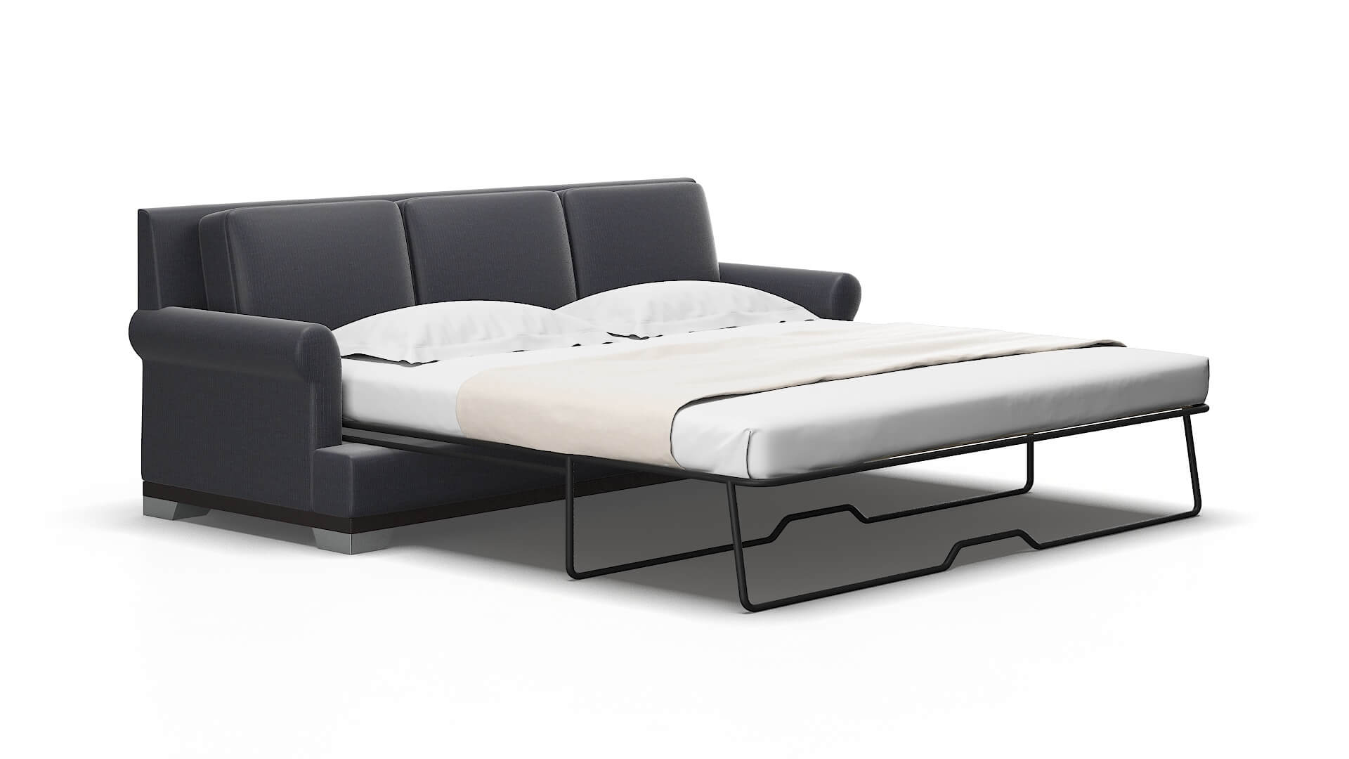 Newyork Hepburn_hrp Deep_sea Sofa Sleeper Espresso legs 2