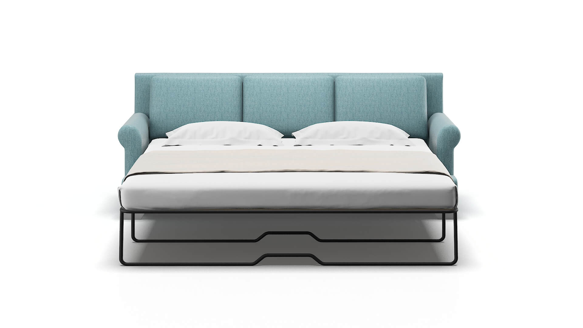 Newyork Insight Peacock Sofa Sleeper Espresso legs 1