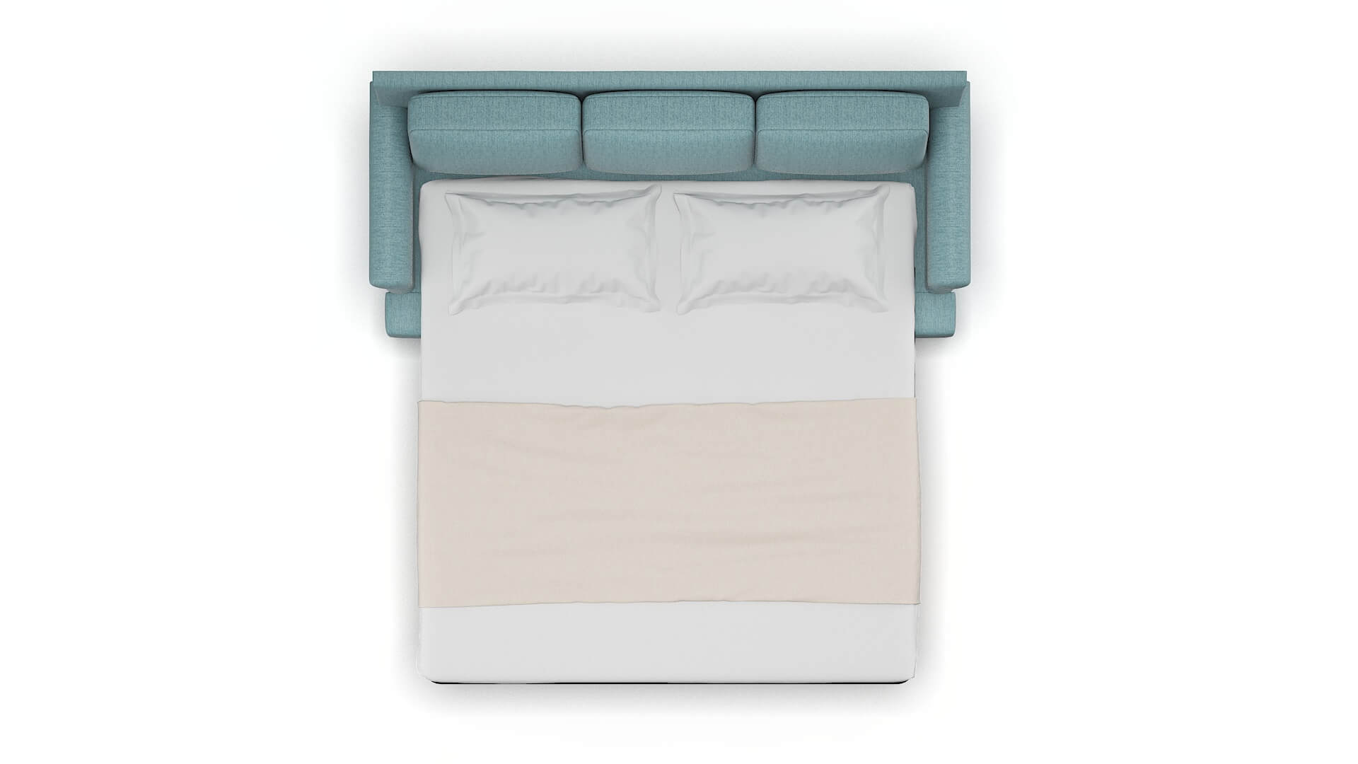 Newyork Insight Peacock Sofa Sleeper Espresso legs 3