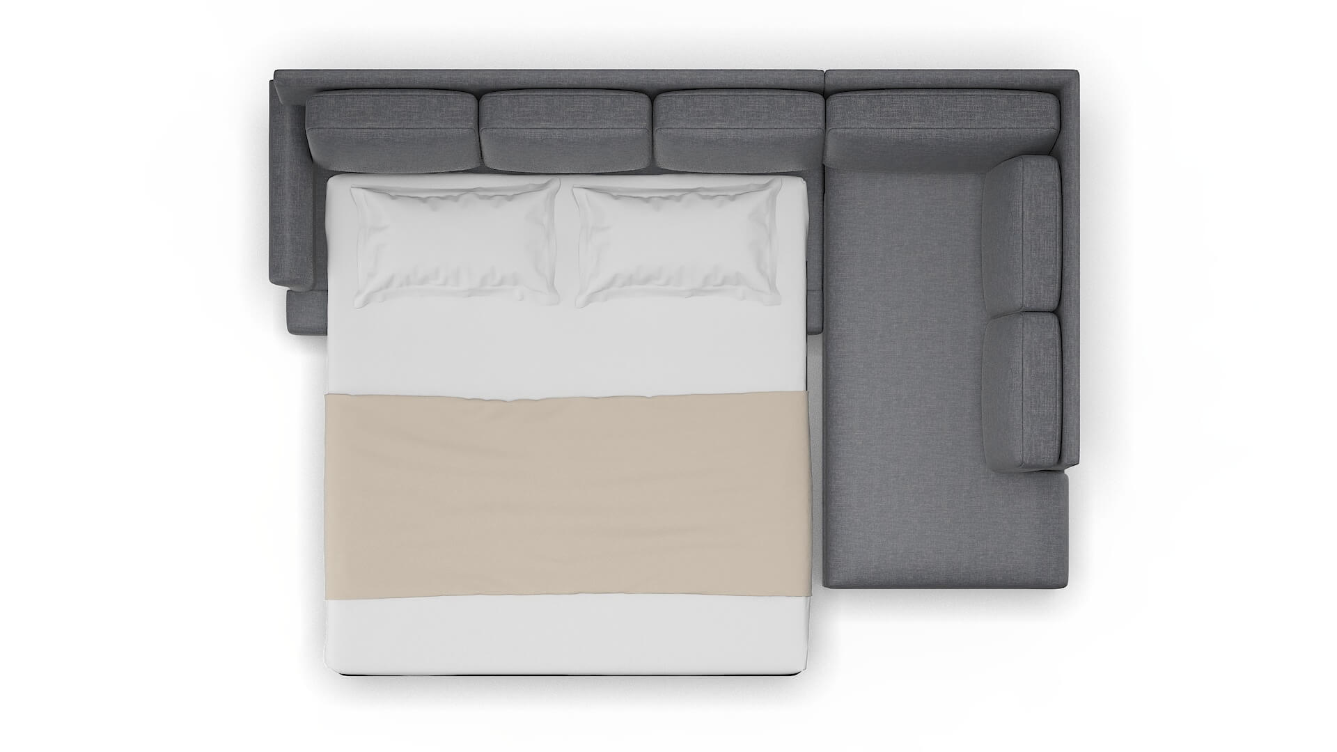 Newyork Keylargo Graphite Panel Sleeper Espresso legs 3