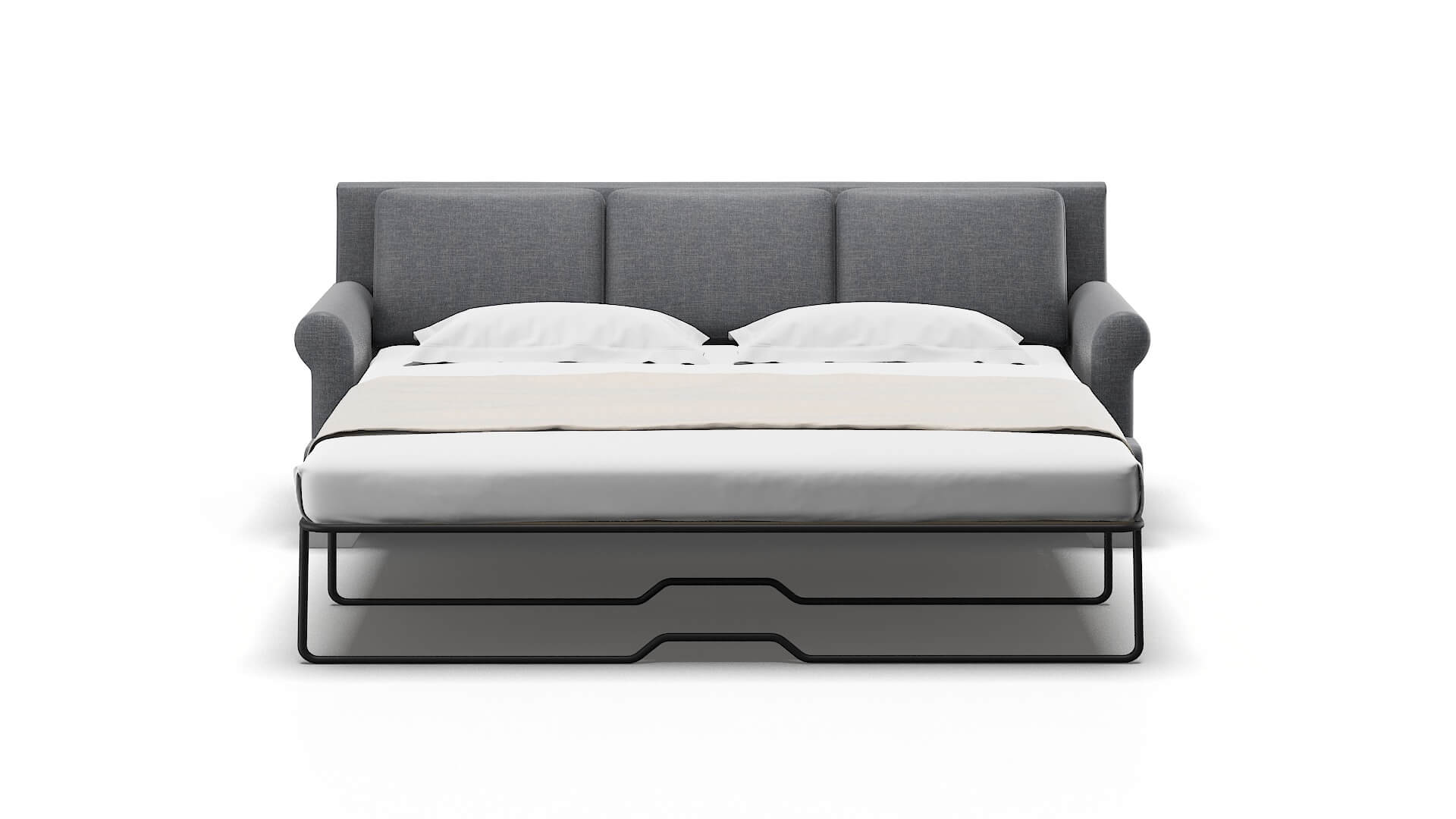 Newyork Keylargo Graphite Sofa Sleeper Espresso legs 1