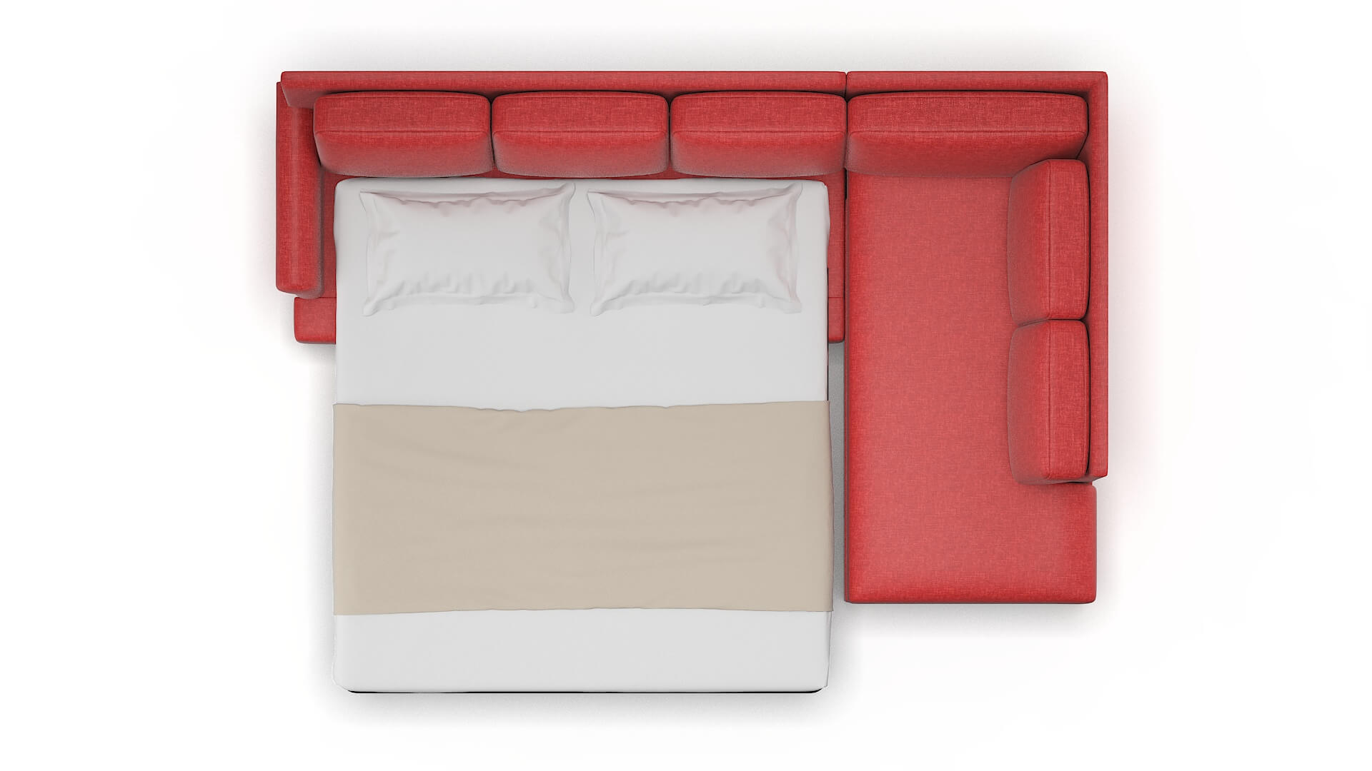 Newyork Keylargo Ruby Panel Sleeper Espresso legs 3